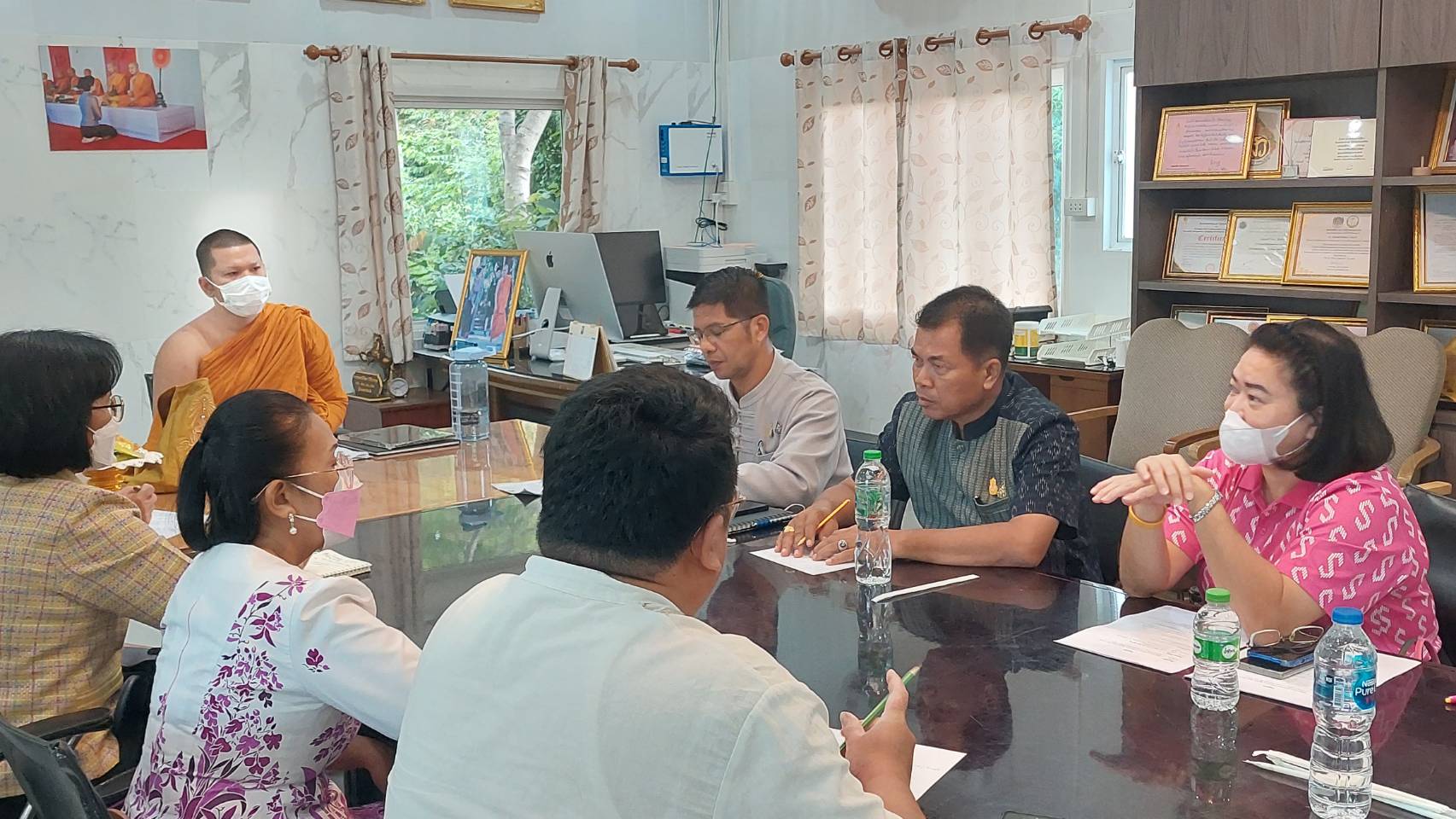 … พช.นครนายก ร่วมวางแผนการดำเนินกิจกรรม ประจำปีงบประมาณ พ.ศ.2566 ณ วัดดงละคร นครนายก