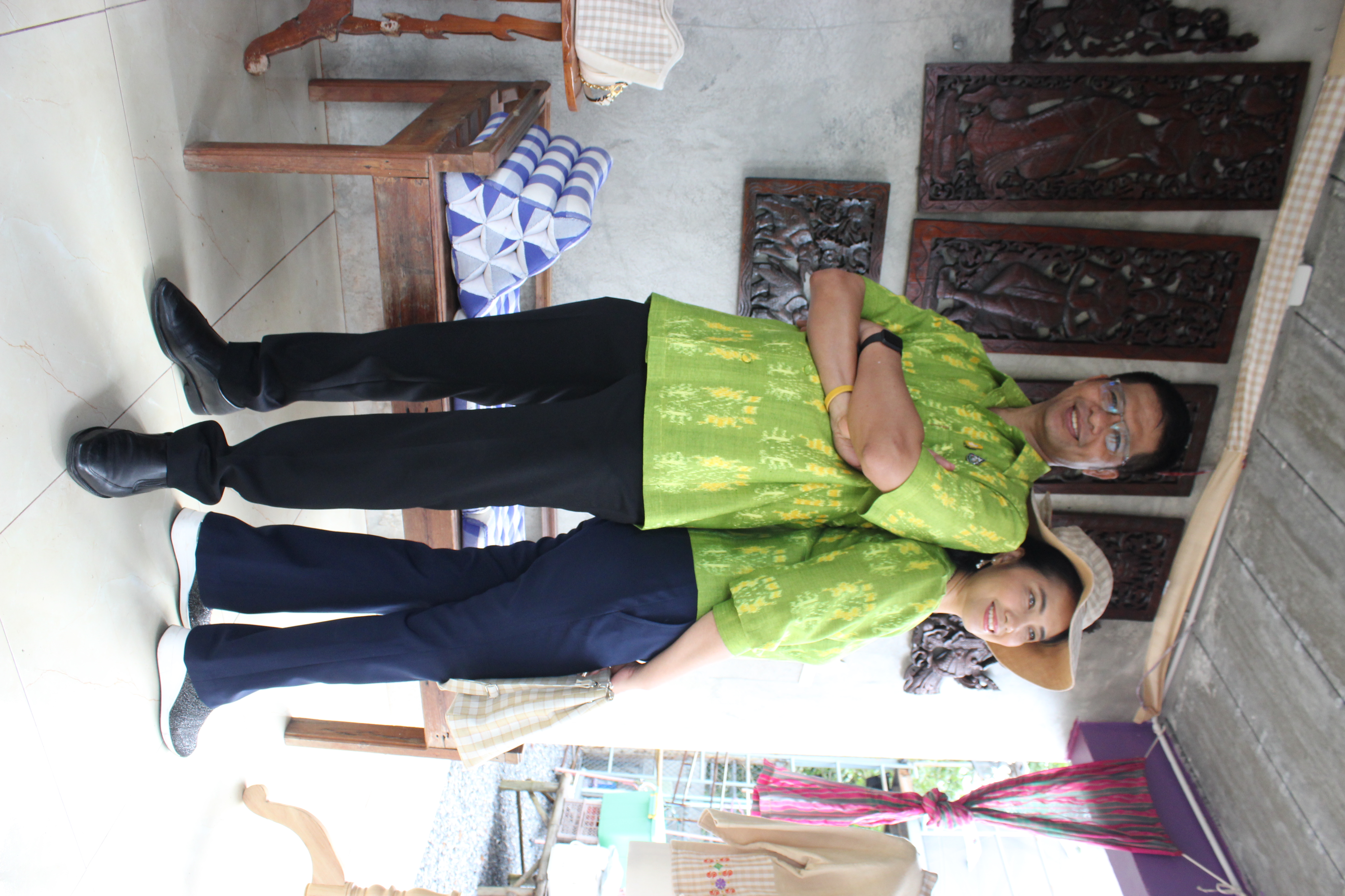 …พ่อเมืองนครนายกนำทีมลงพื้นที่เพื่อขับเคลื่อนกิจกรรม “ผ้าไทยใส่ให้สนุก”