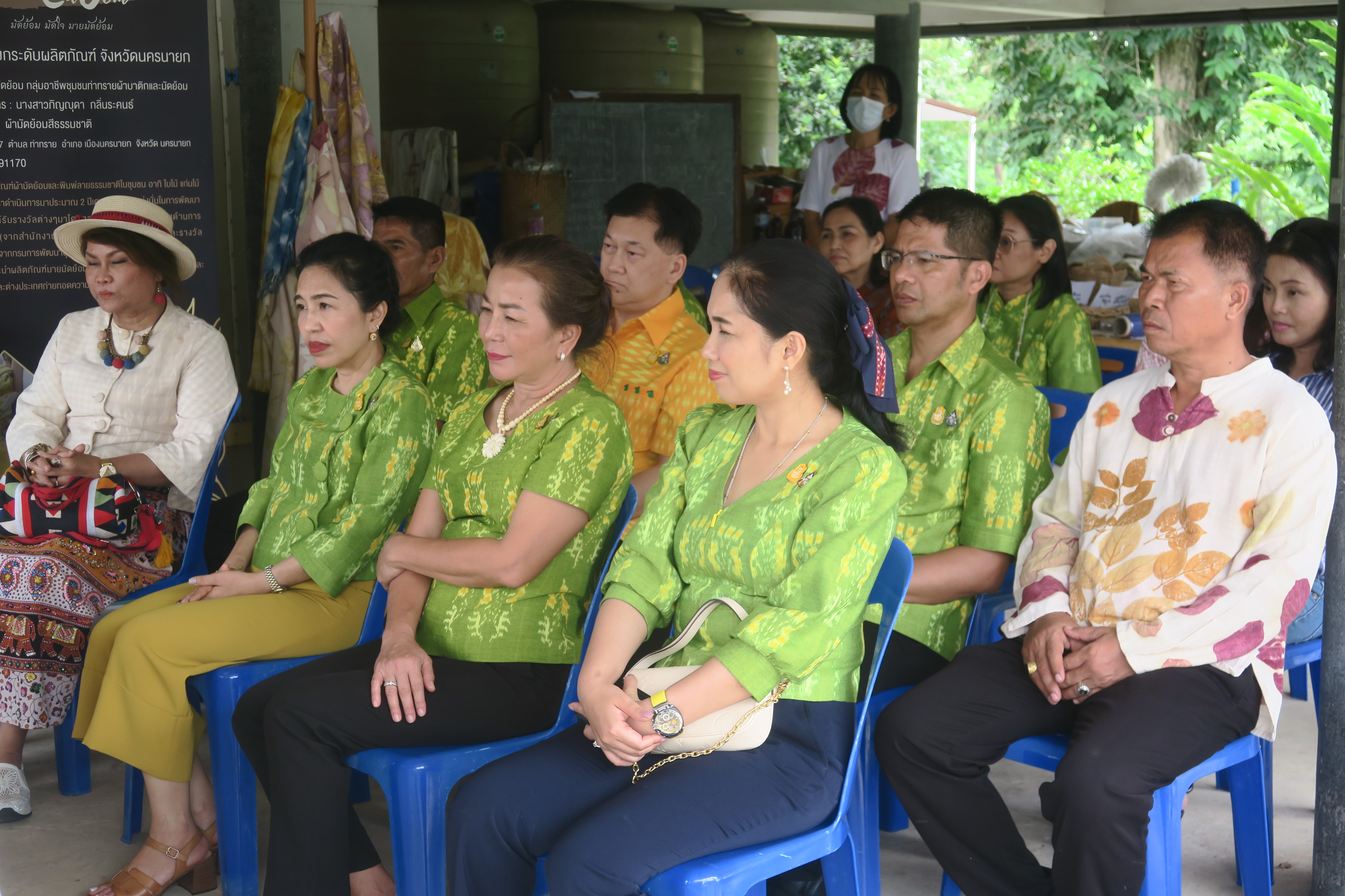 …พ่อเมืองนครนายกนำทีมลงพื้นที่เพื่อขับเคลื่อนกิจกรรม “ผ้าไทยใส่ให้สนุก”