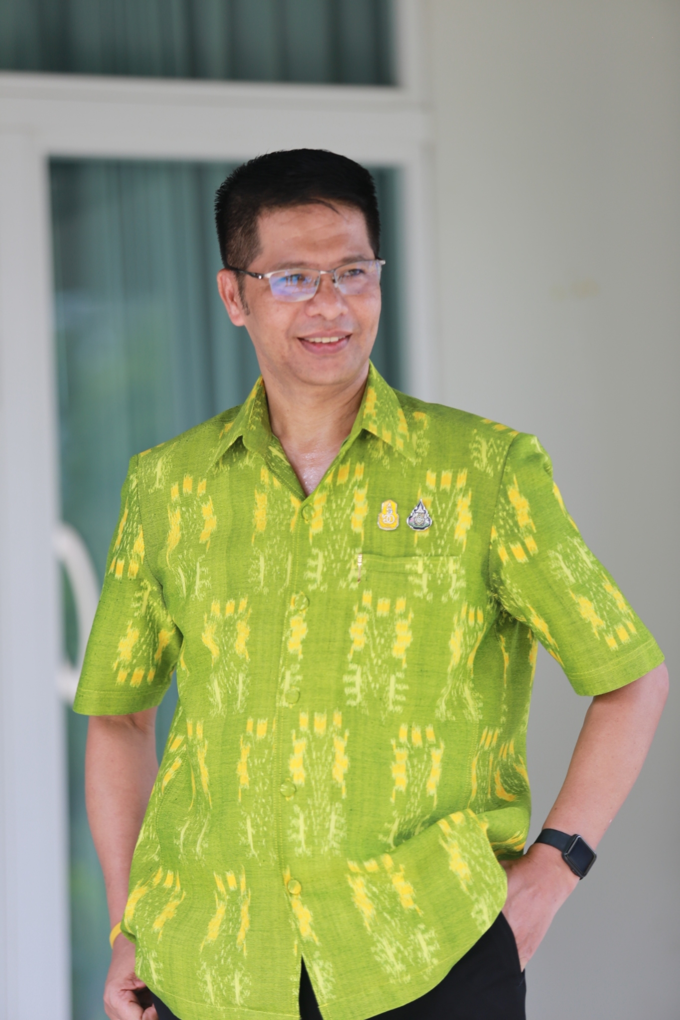 …พ่อเมืองนครนายกนำทีมลงพื้นที่เพื่อขับเคลื่อนกิจกรรม “ผ้าไทยใส่ให้สนุก”