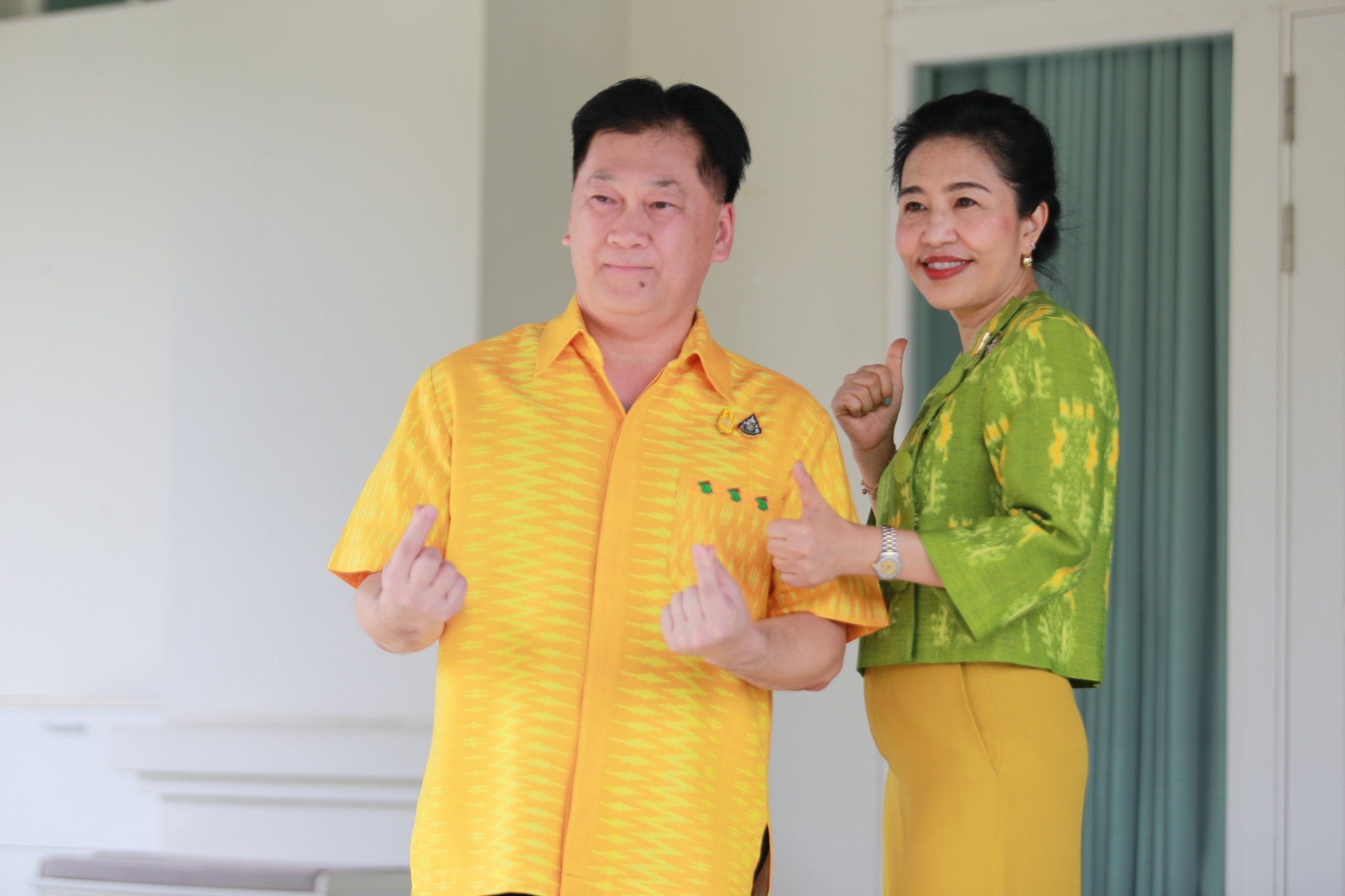 …พ่อเมืองนครนายกนำทีมลงพื้นที่เพื่อขับเคลื่อนกิจกรรม “ผ้าไทยใส่ให้สนุก”