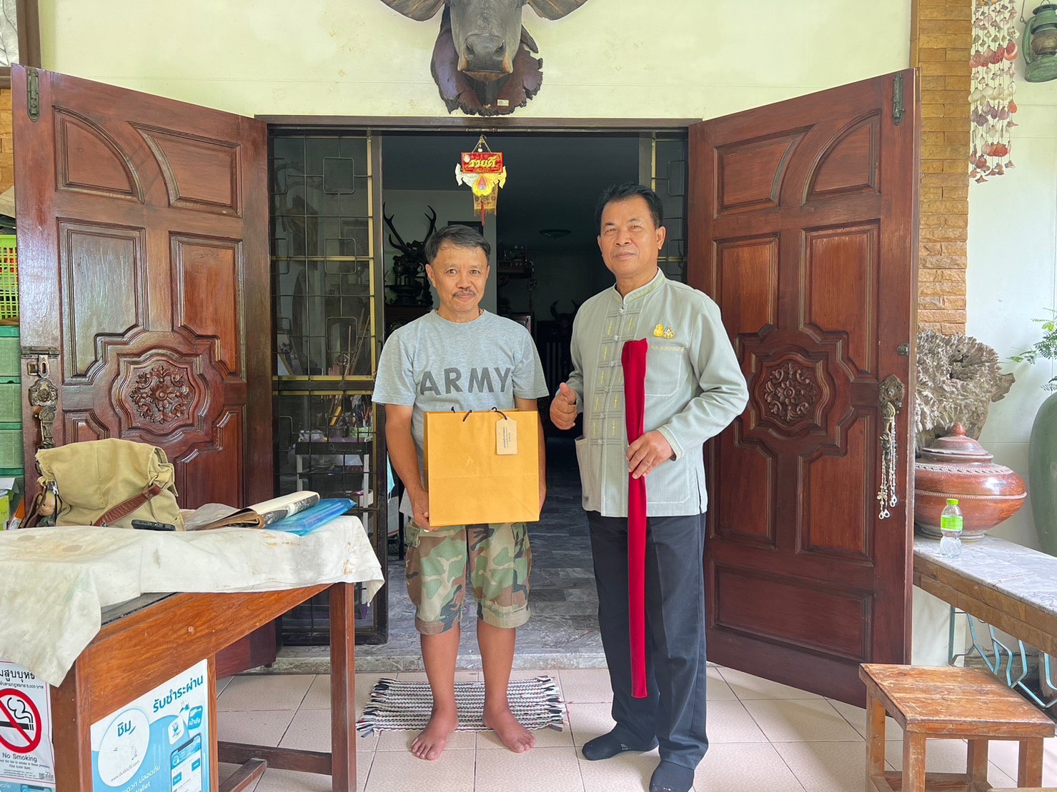 …พช.นครนายก ลงพื้นที่ติดตามการดำเนินงานหนึ่งตำบล หนึ่งผลิตภัณฑ์ (OTOP)