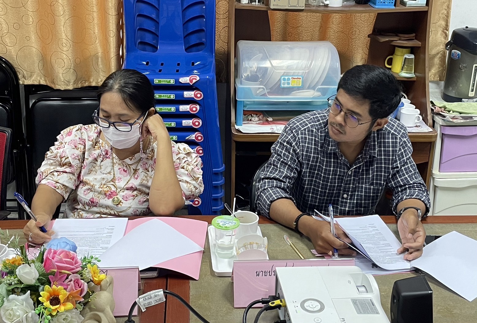 …พจ.นครนายกร่วมประชุมสำนักงานพัฒนาชุมชนจังหวัดนครนายก