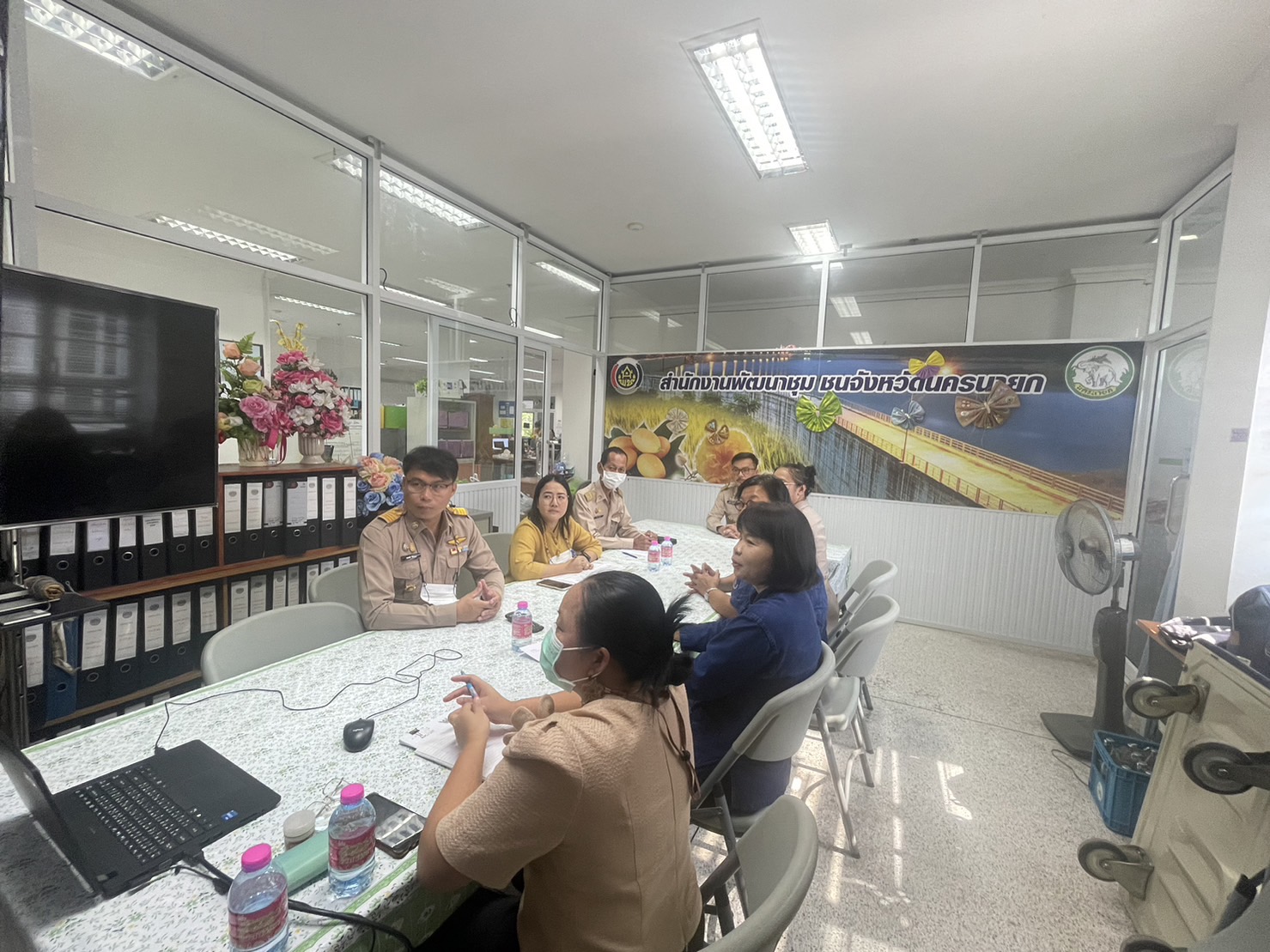 …พช.นครนายก ร่วมรับฟังการประชุมกรมการพัฒนาชุมชน ครั้งที่ 9/2566