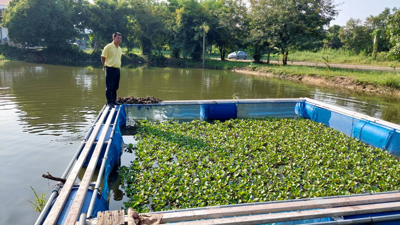 …พัฒนาการจังหวัดลงพื้นที่เยี่ยมแปลงศูนย์เรียนรู้เศรษฐกิจพอเพียง ที่ว่าการอำเภอบ้านนา