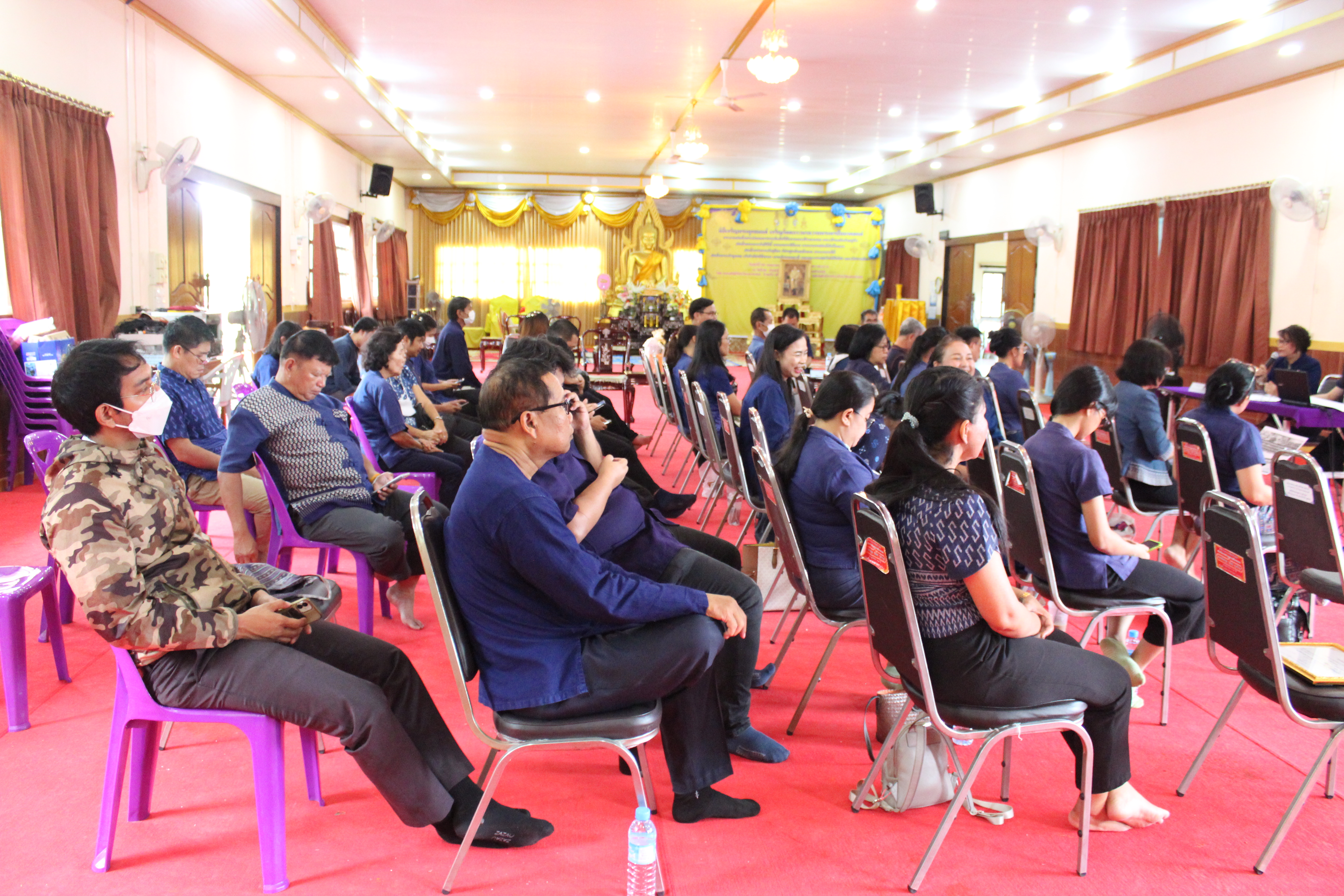 …พช.นครนายก ร่วมกิจกรรมวันคล้ายวันก่อตั้งกรมการพัฒนาชุมชน ครบรอบ 61 ปี และร่วมรับฟังการถ่ายทอดการประชุมทาง TV พช.