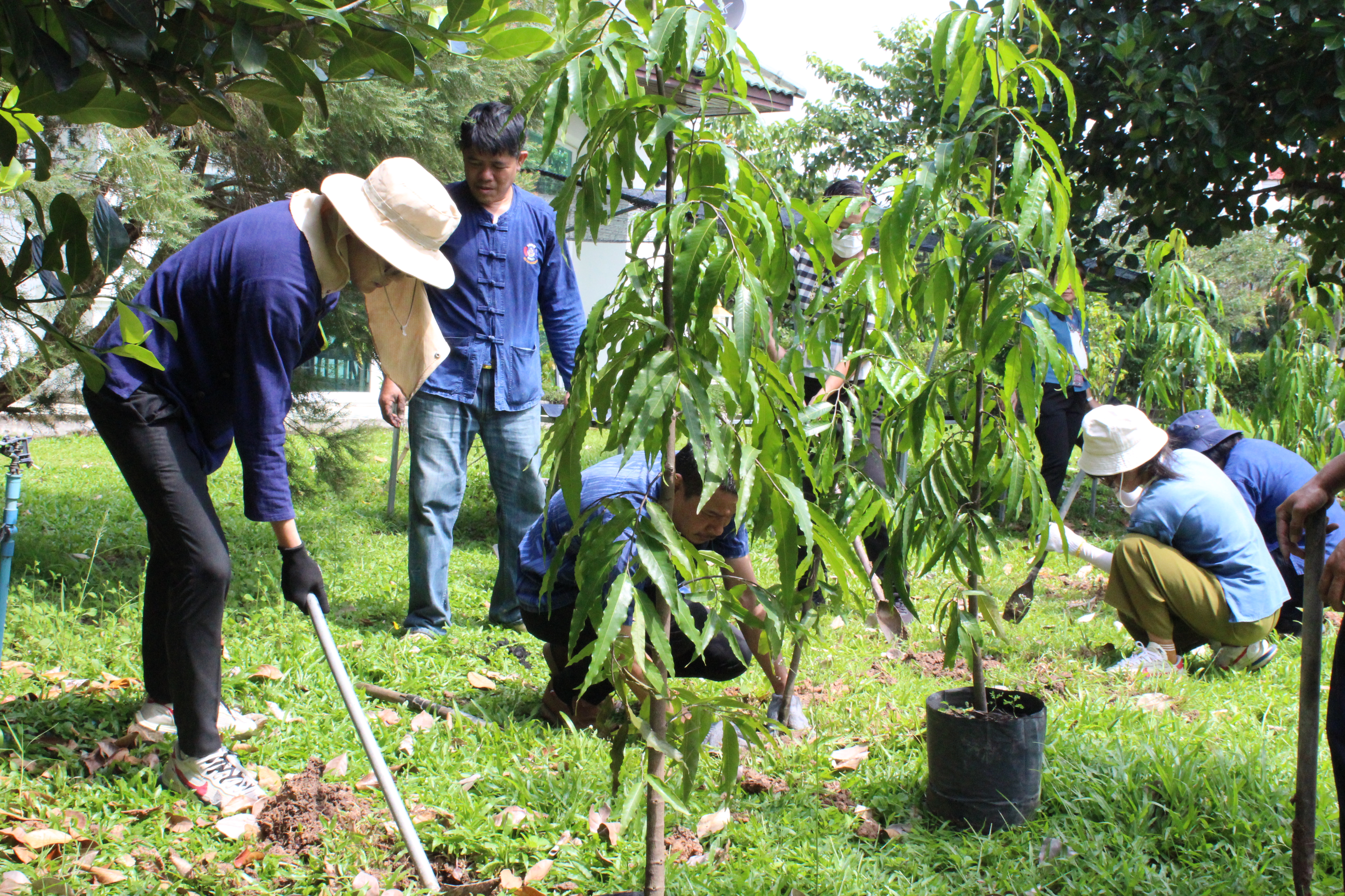 …พช.นครนายก ร่วมจิตอาสาปรับปรุงภูมิทัศน์ “จุดเรียนรู้เศรษฐกิจพอเพียง 30 ตารางวา โมเดล” และ “จวนผู้ว่าราชการจังหวัดนครนายก”
