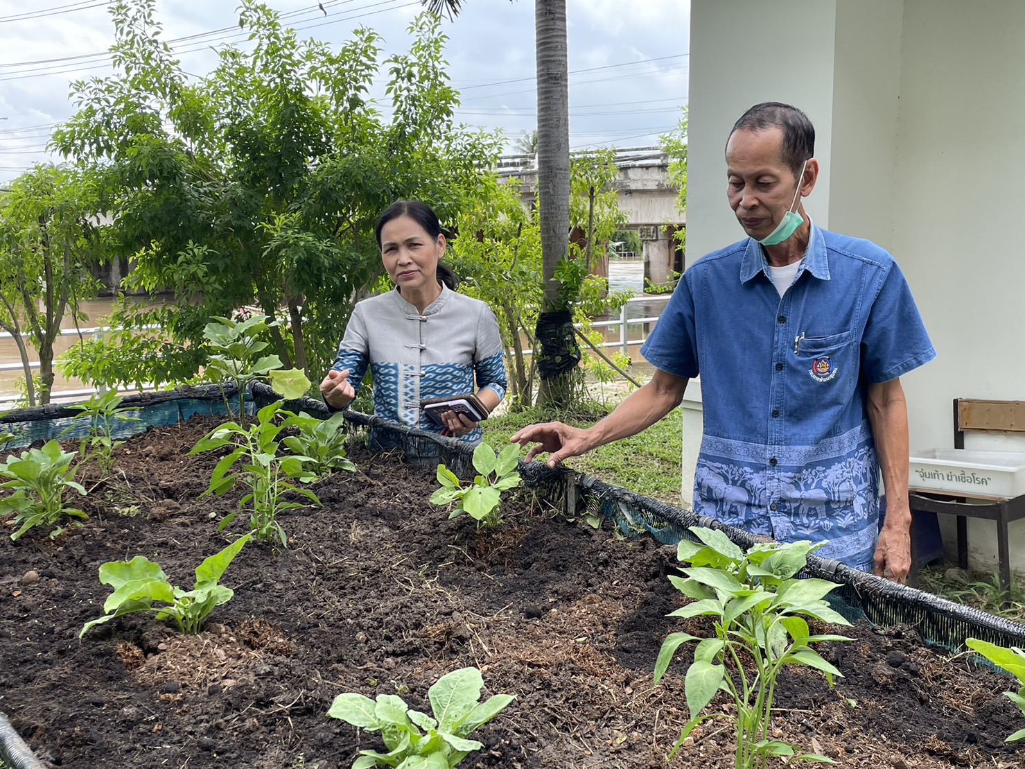 พช.ลงพื้นที่ปรับปรุง “ที่ว่างสร้างอาหาร” ณ จวนผู้ว่าราชการจังหวัดนครนายก