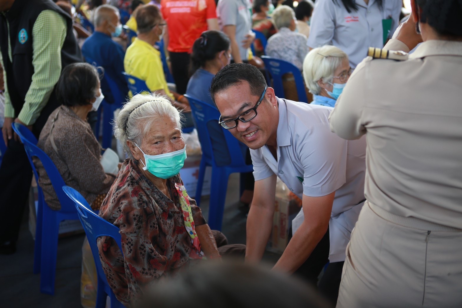 …พช.นครนายก : พัฒนาการจังหวัดนครนายกนำทีมพัฒนาชุมชนจังหวัด/สพอ.ปากพลี ร่วมโครงการ “หน่วยบำบัดทุกข์ บำรุงสุข สร้างรอยยิ้มและความปรองดองสมานฉันท์ให้ประชาชนจังหวัดนครนายก” และหน่วยแพทย์เคลื่อนที่ฯ ครั้งที่ 1/2567