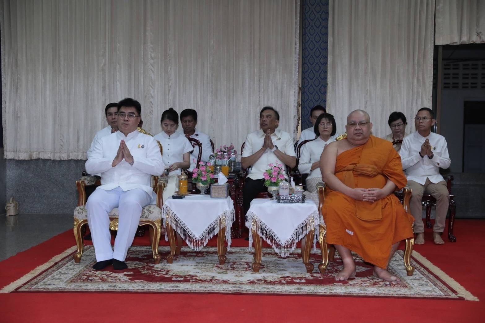 …พจ.นครนายก ร่วมพิธีสมโภชผ้าพระกฐินพระราชทานกรมการพัฒนาชุมชน ประจำปีพุทธศักราช 2566