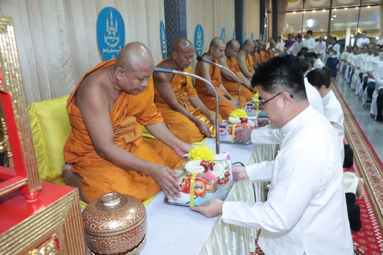 …พจ.นครนายก ร่วมพิธีสมโภชผ้าพระกฐินพระราชทานกรมการพัฒนาชุมชน ประจำปีพุทธศักราช 2566