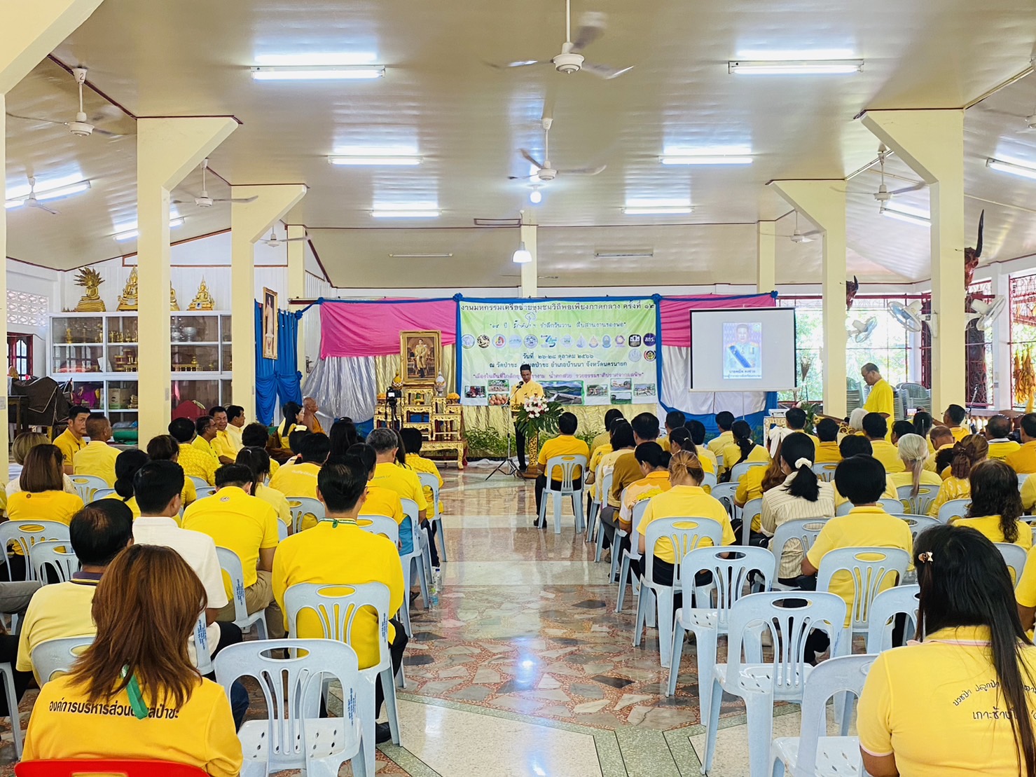 …พช.นครนายก ร่วมพิธีเปิดงานมหกรรมเครือข่ายชุมชนวิถีพอเพียง ภาคกลาง