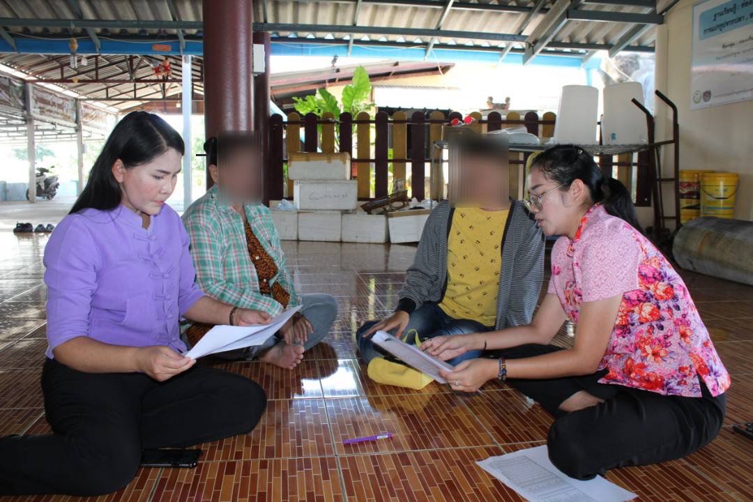 พช.นครนายก ลงพื้นที่ดำเนินงานเพื่อติดตามการยืนยันยอดลูกหนี้เงินทุนหมุนเวียน กองทุนพัฒนาบทบาทสตรี