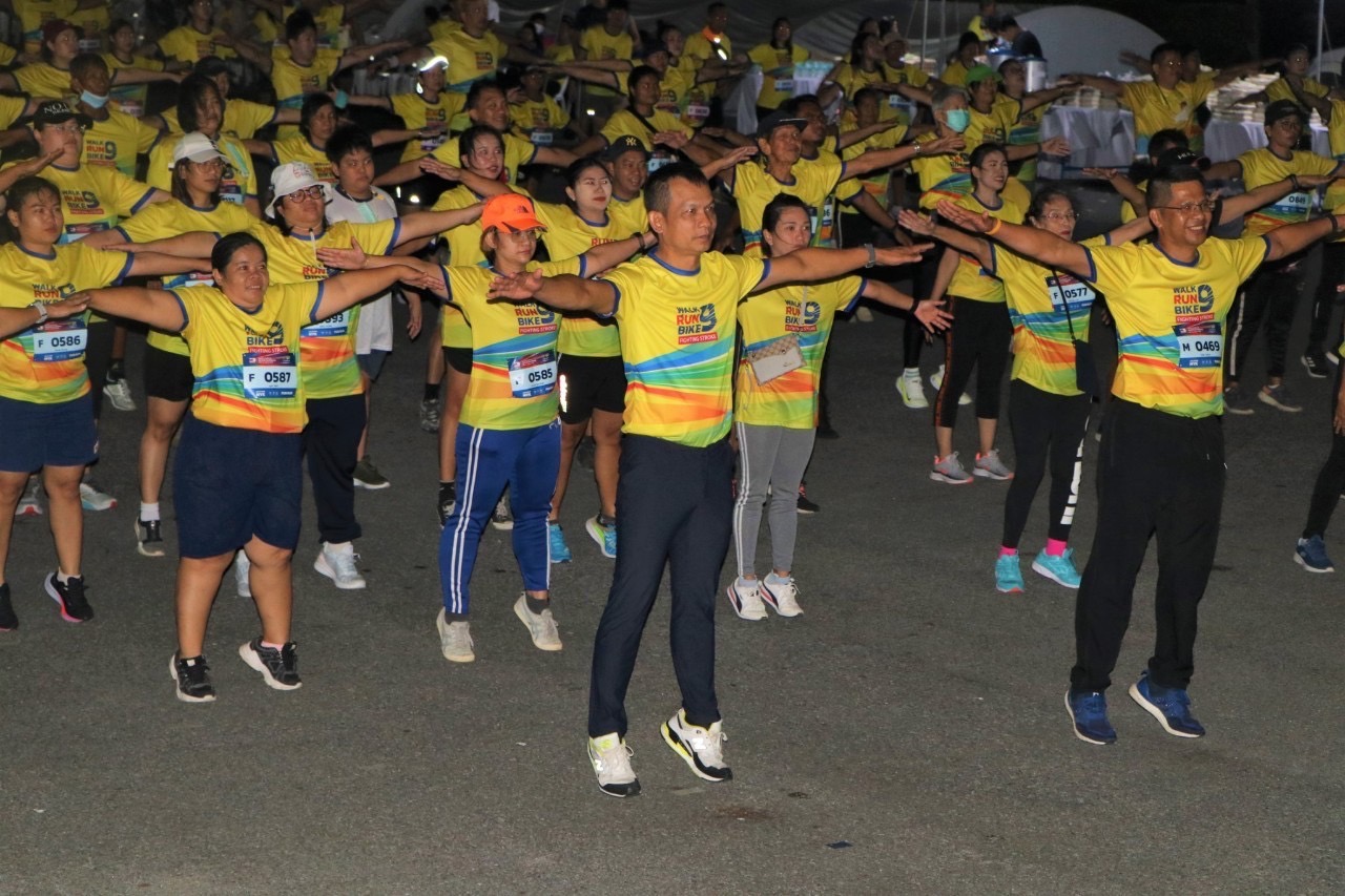 …พช.นครนายก ร่วมกิจกรรมโครงการแสงนำใจไทยทั้งชาติ เดิน วิ่ง ปั่น ป้องกันอัมพาต ครั้งที่ 9 เฉลิมพระเกียรติ