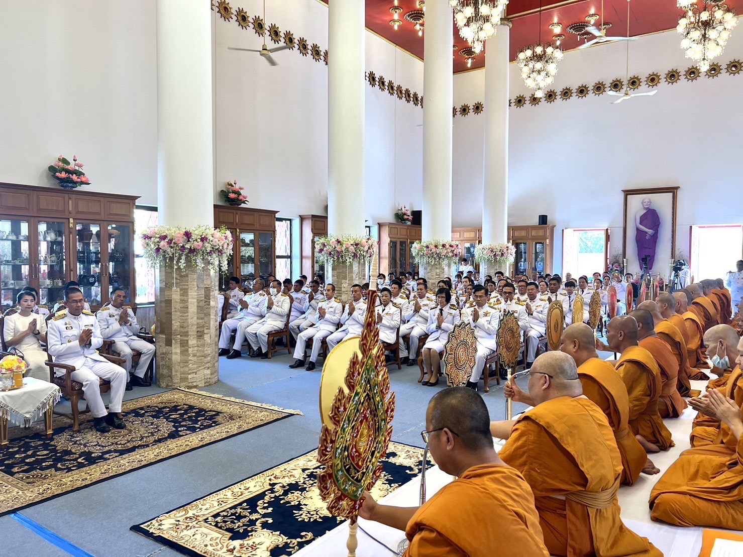 …พช.นครนายก ร่วมพิธีถวายผ้าพระกฐินพระราชทานกรมการพัฒนาชุมชน ประจำปีพุทธศักราช 2566