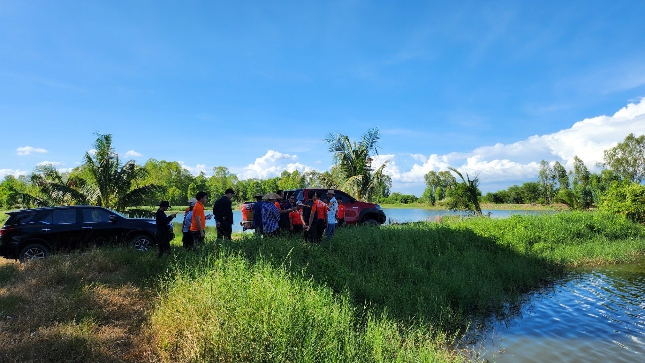 …ผู้ว่าราชการจังหวัดนครนายก นำทีมติดตามโครงการต่อยอดพื้นที่ทฤษฎีใหม่เพื่อพัฒนาคุณภาพชีวิตและยกระดับเศรษฐกิจฐานรากด้วยโมเดลเศรษฐกิจใหม่ อำเภอองครักษ์ จังหวัดนครนายก