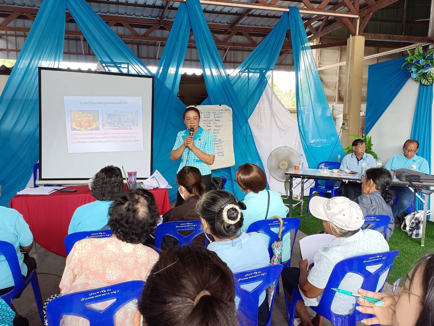 …พช.นครนายก ร่วมเป็นวิทยากรโครงการพัฒนาศักยภาพผู้นำหมู่บ้านต้นกล้ากองทุนแม่ของแผ่นดิน