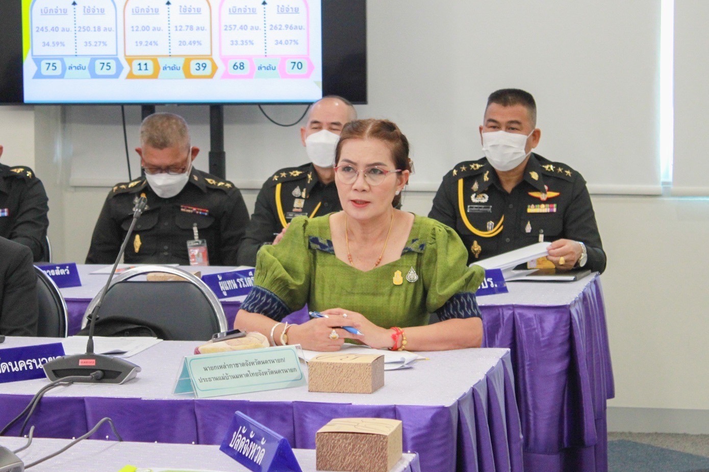 …พช.นครนายก ร่วมประชุมคณะกรมการจังหวัดและหัวหน้าส่วนราชการ