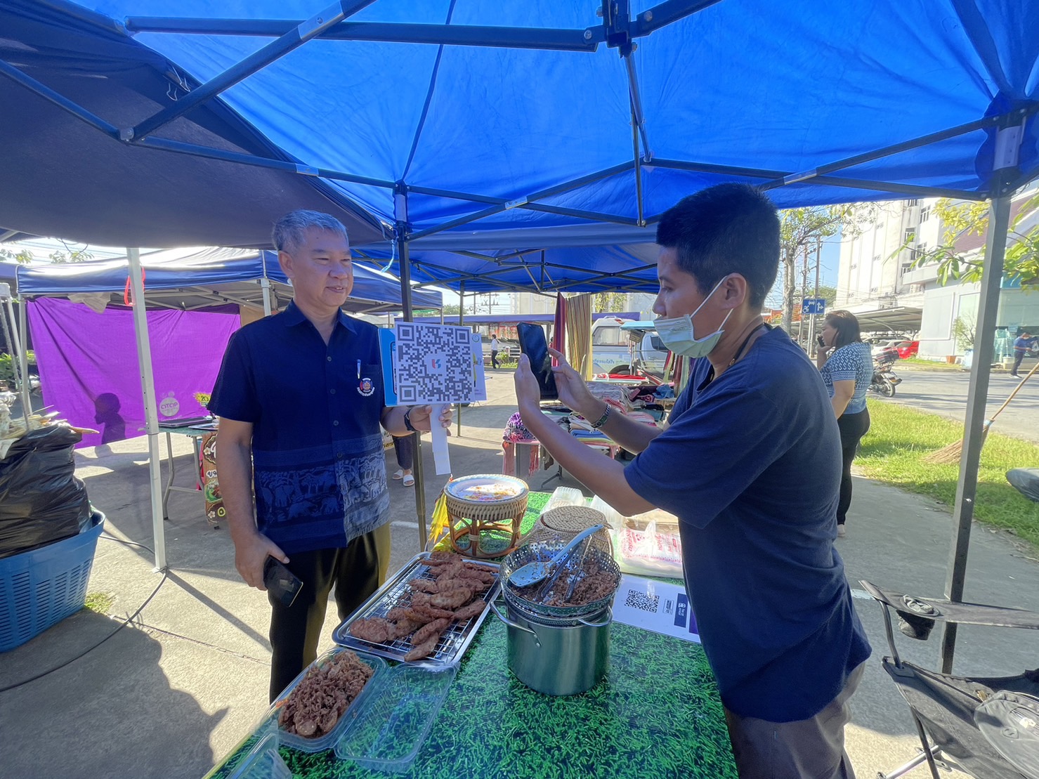 …พช.นครนายก ร่วมประชาสัมพันธ์การใช้บริการแพลตฟอร์มบริการดิจิทัล Click ชุมชน