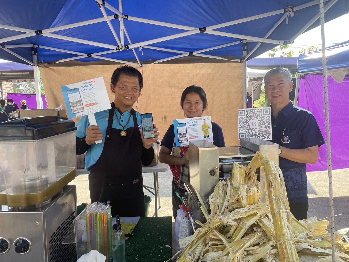 …พช.นครนายก ร่วมประชาสัมพันธ์การใช้บริการแพลตฟอร์มบริการดิจิทัล Click ชุมชน