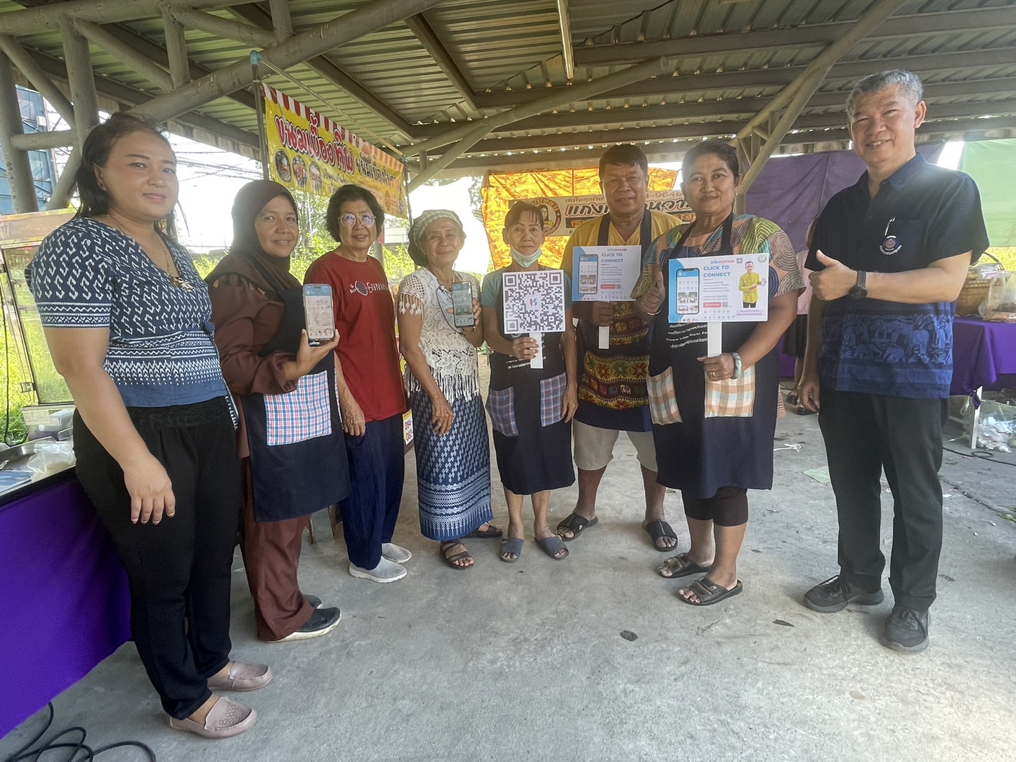 …พช.นครนายก ร่วมประชาสัมพันธ์การใช้บริการแพลตฟอร์มบริการดิจิทัล Click ชุมชน