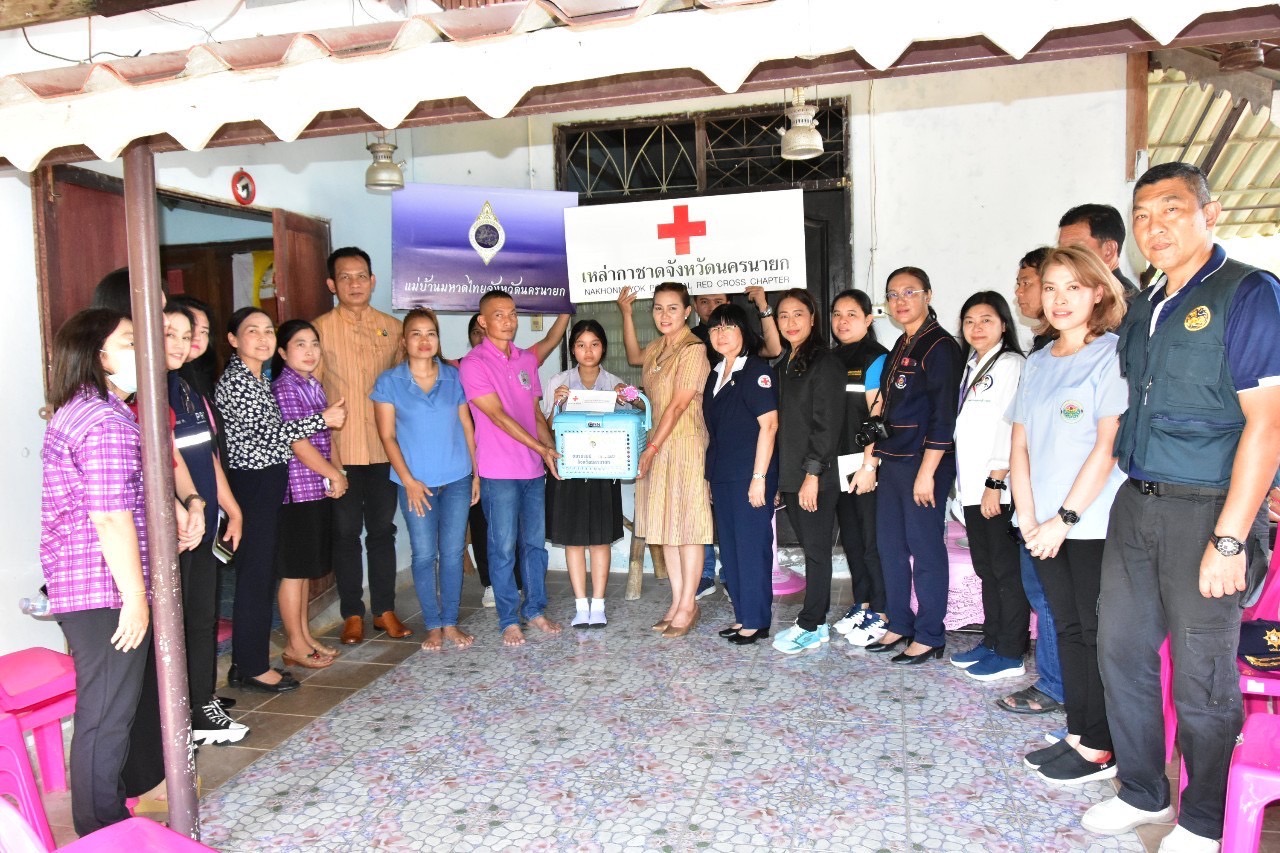 …พช.นครนายก ลงพื้นที่เยี่ยมนักเรียนทุนพระราชทาน ม.ท.ศ. รุ่นที่ 12 – 15