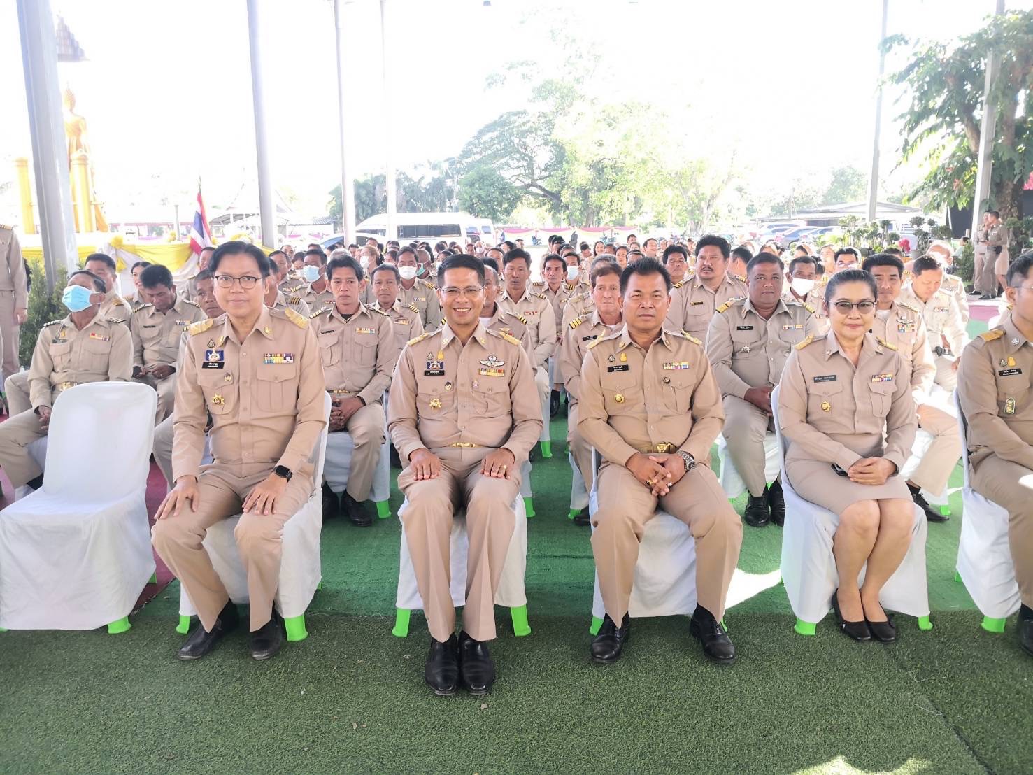 …พช.นครนายก ร่วมติดตามตรวจเยี่ยมและประเมินผลโครงการวัด ประชา รัฐ สร้างสุข ประจำหนตะวันออก ประจำปี พ.ศ.2566