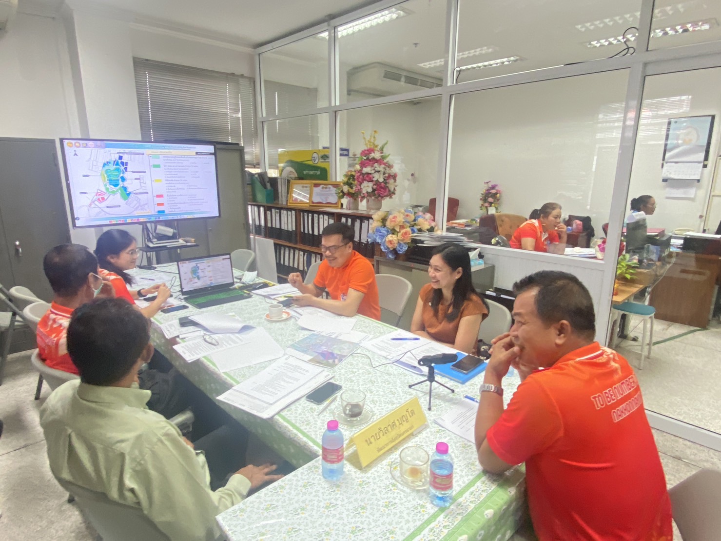 📣📣พช.นครนายก ร่วมประชุมคณะทำงานดำเนินการจัดทำผังการใช้ประโยชน์ที่ดิน แบบรูปรายการ และประมาณการราคา ในพื้นที่จังหวัดนำร่องการขับเคลื่อนเขตพัฒนาเศรษฐกิจพอเพียง (SEDZ) ด้วยโมเดลเศรษฐกิจใหม่ ครั้งที่ 10/2566