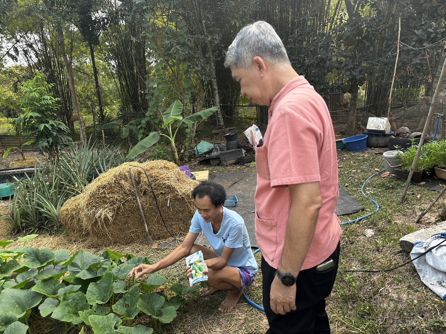 …พช.นครนายก ลงพื้นที่ติดตามครัวเรือนเป้าหมายโครงการพัฒนาคุณภาพด้านการศึกษาและเพิ่มทักษะการประกอบอาชีพ ประจำปี พ.ศ.2566 และโครงการพื้นที่ว่างสร้างอาหาร 30 ตารางวาโมเดล พื้นที่ตำบลโคกกรวด