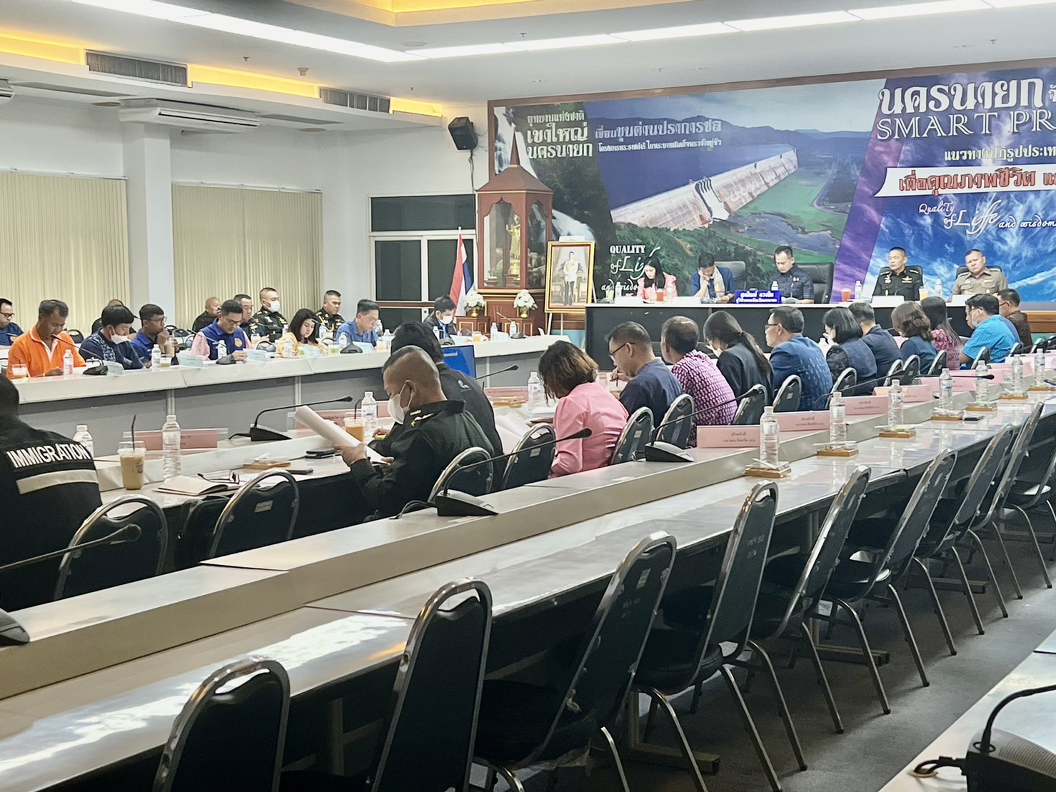 ..พช.ร่วมประชุมคณะกรรมการอำนวยการรักษาความมั่นคงภายในจังหวัดนครนายก ครั้งที่ 1