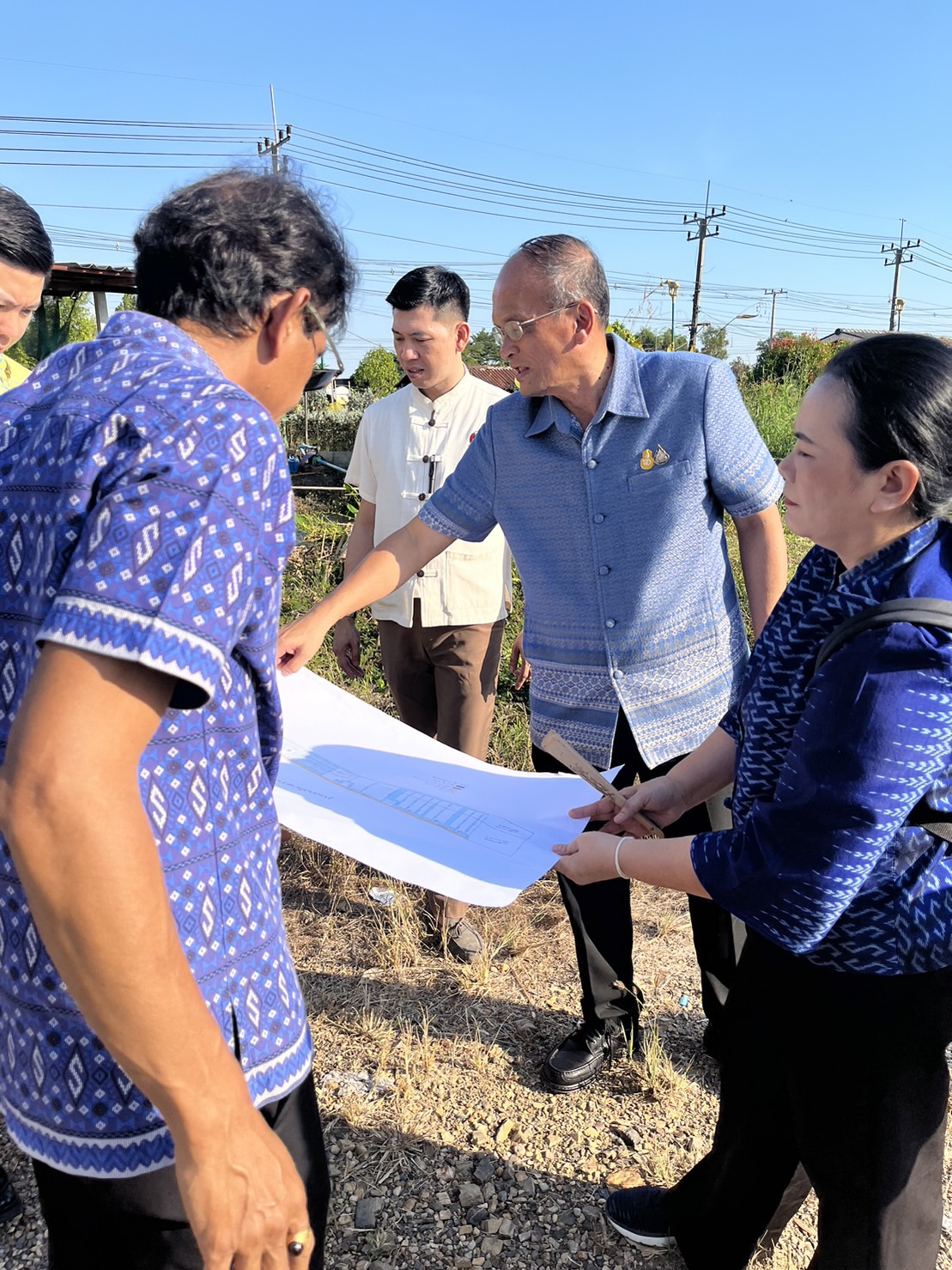 … พช.นครนายก ร่วมสำรวจพื้นที่โครงการพัฒนาแหล่งน้ำ (แก้มลิง) แบบอารยเกษตร ตามแนวพระราชดำริ