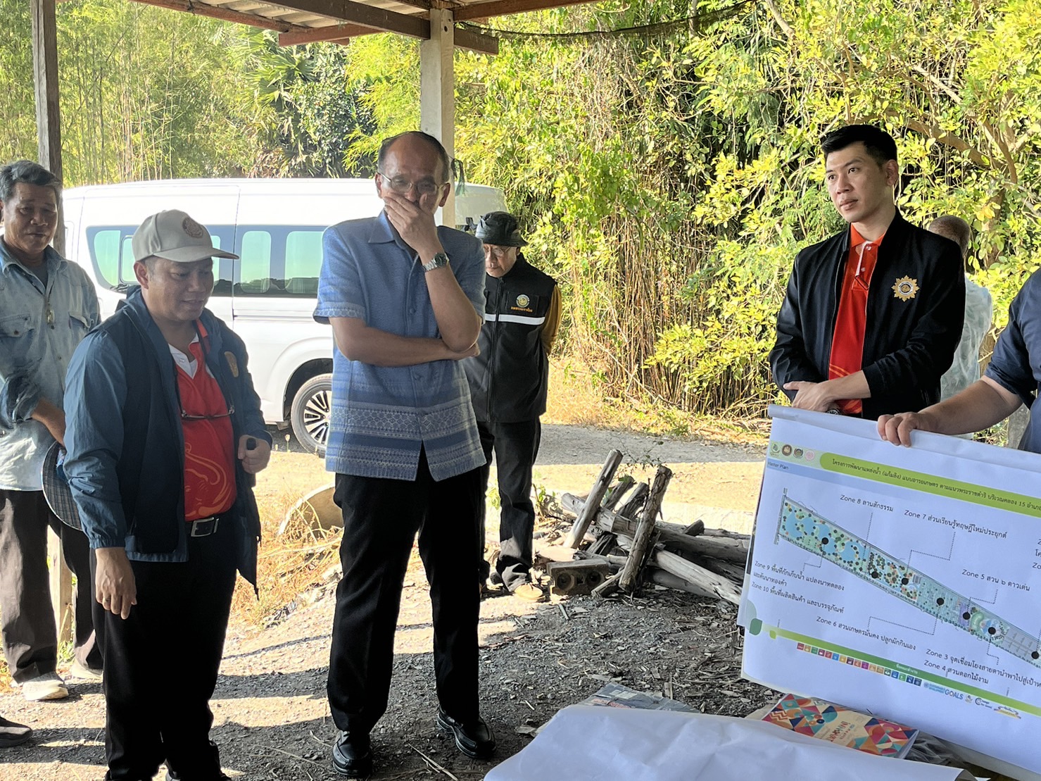 …พช.นครนายก ร่วมสำรวจพื้นที่การพัฒนาแหล่งน้ำ(แก้มลิง) แบบอารยเกษตร ตามแนวพระราชดำริ