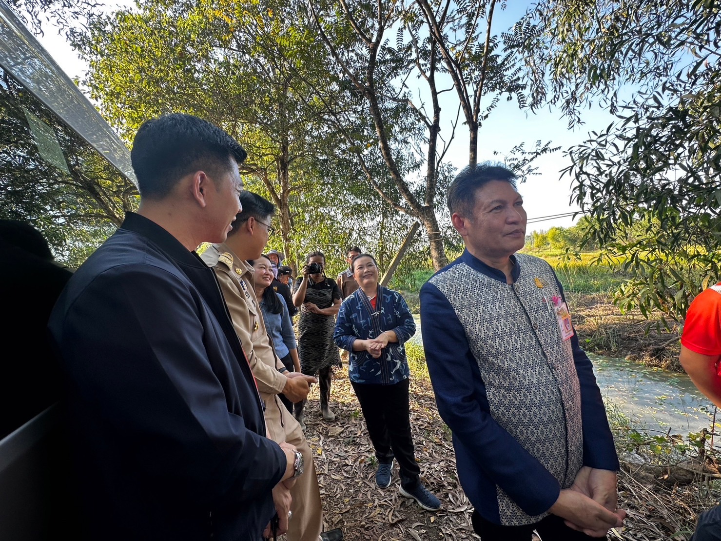 …พช.นครนายก ร่วมสำรวจพื้นที่การพัฒนาแหล่งน้ำ(แก้มลิง) แบบอารยเกษตร ตามแนวพระราชดำริ