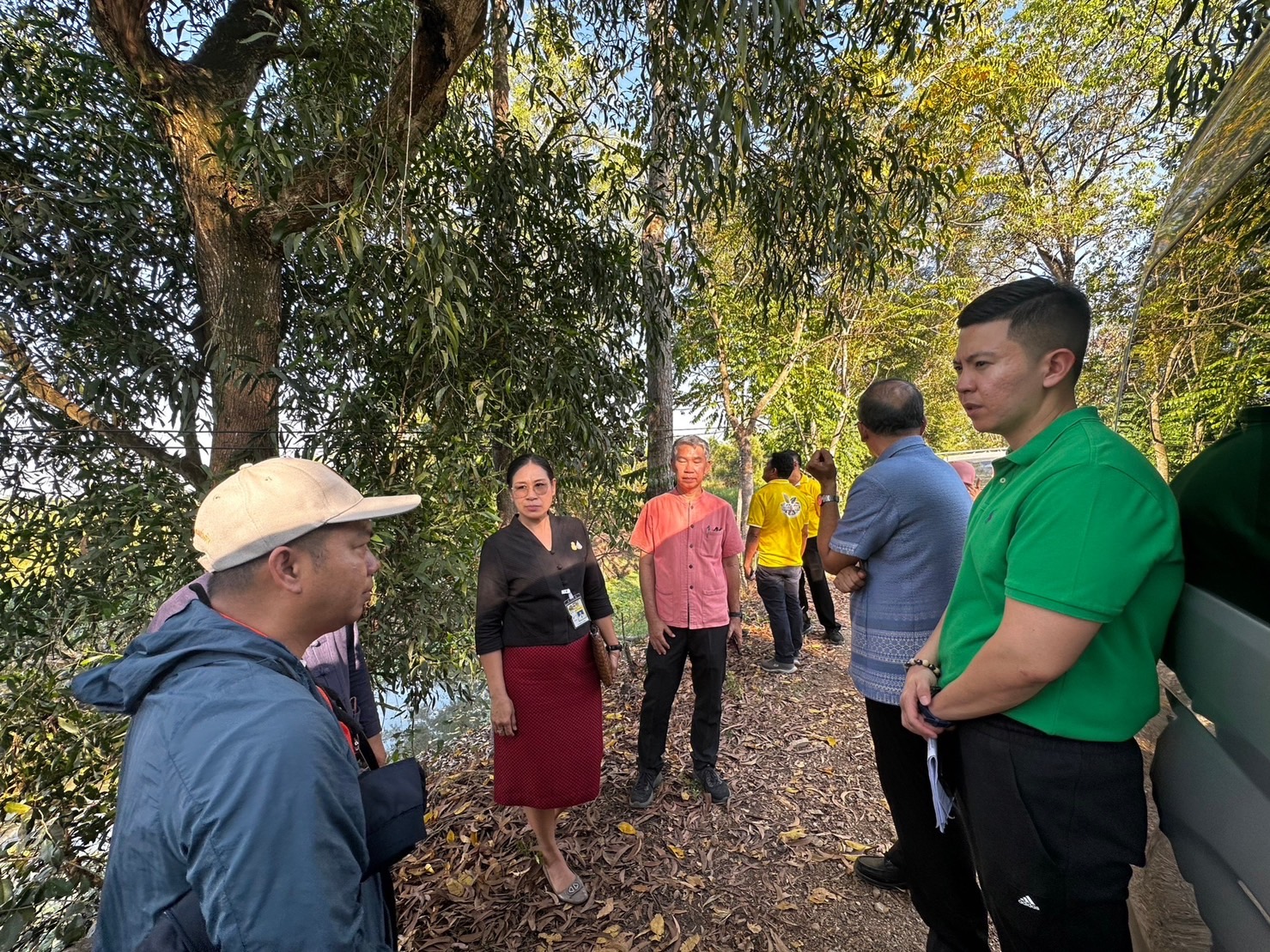 …พช.นครนายก ร่วมสำรวจพื้นที่การพัฒนาแหล่งน้ำ(แก้มลิง) แบบอารยเกษตร ตามแนวพระราชดำริ