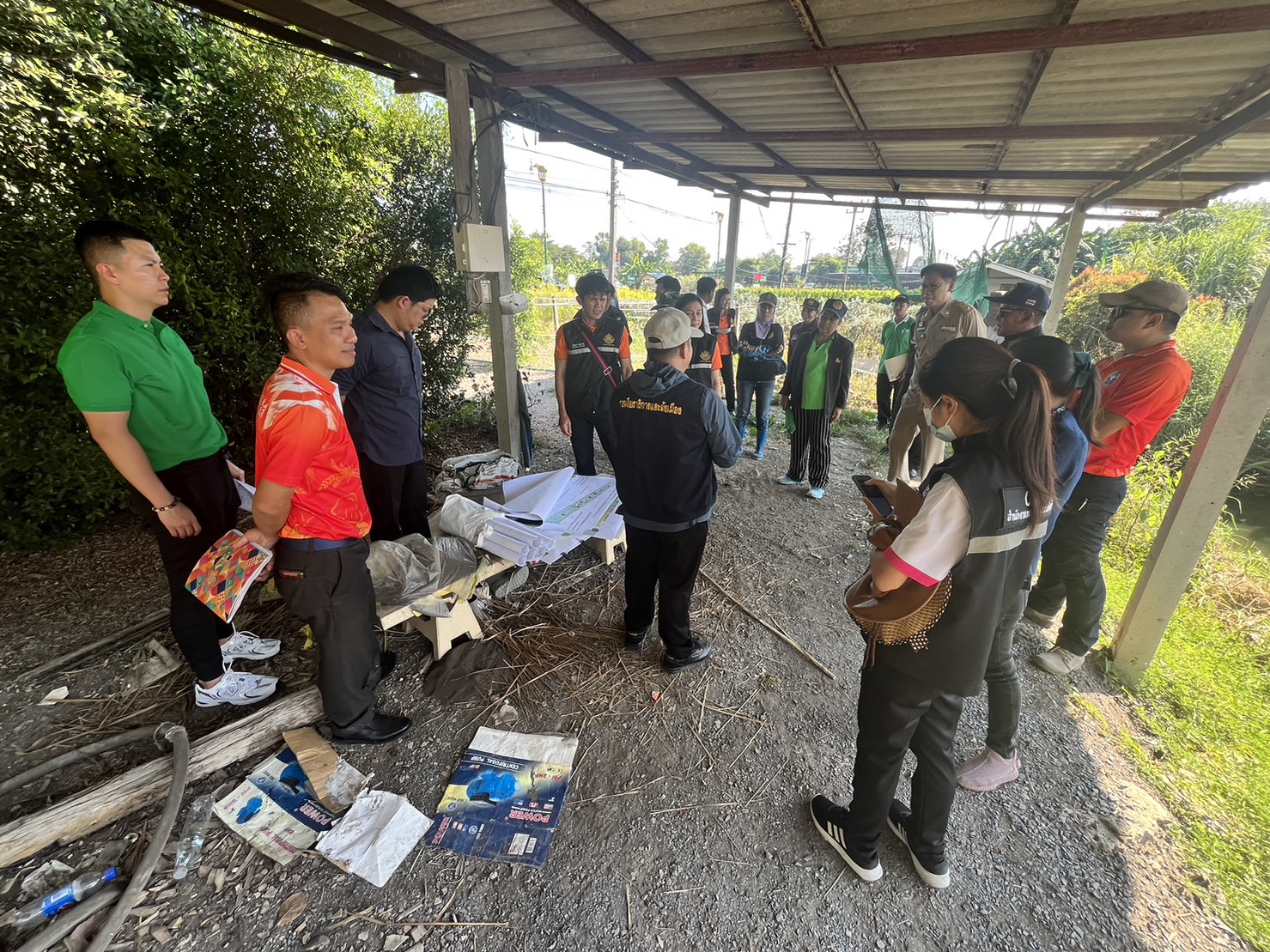 …พช.นครนายก ร่วมสำรวจพื้นที่การพัฒนาแหล่งน้ำ(แก้มลิง) แบบอารยเกษตร ตามแนวพระราชดำริ