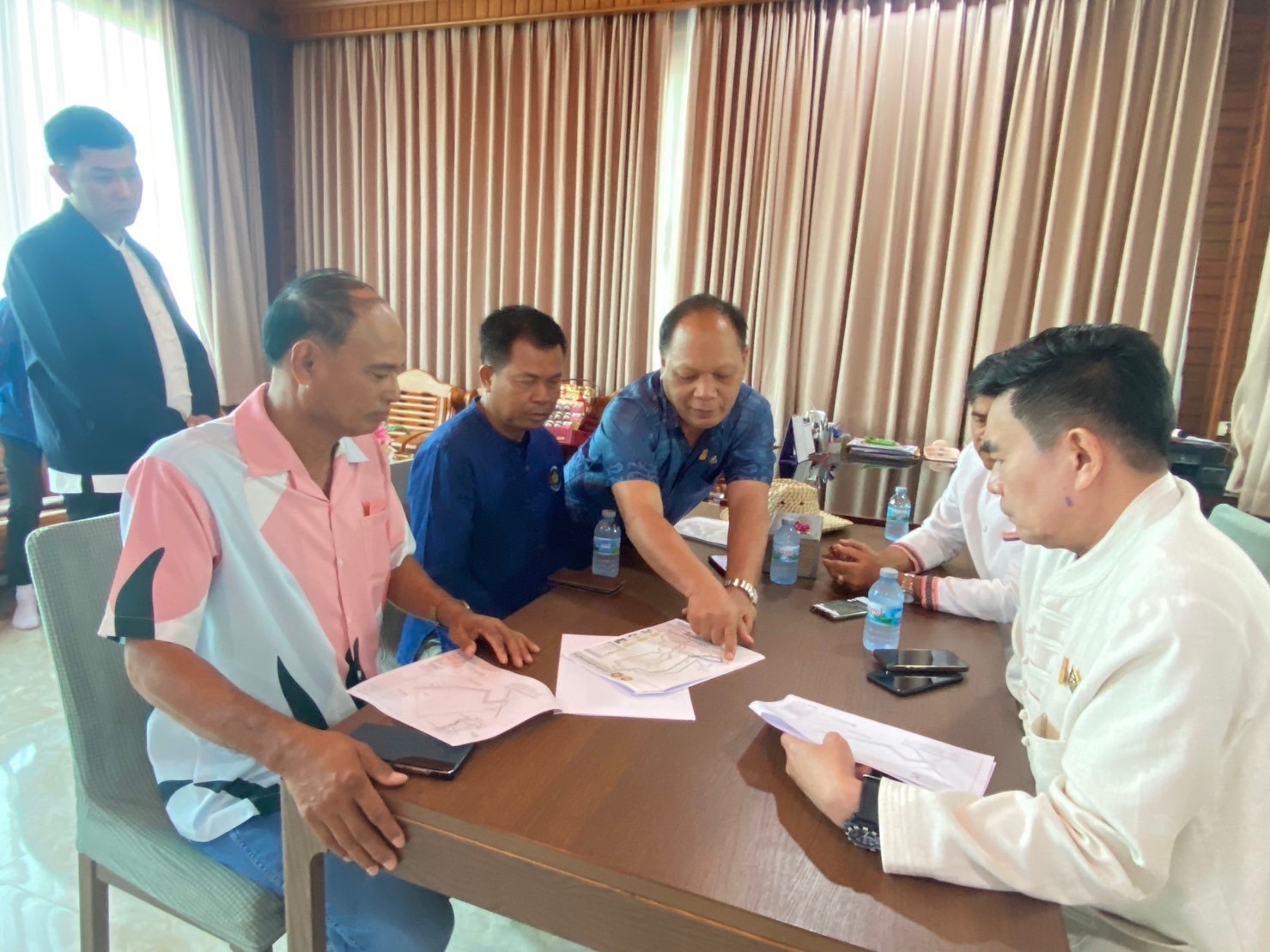 พช.นครนายก ร่วมสำรวจพื้นที่โครงการต่อยอดพื้นที่ทฤษฎีใหม่เพื่อพัฒนาคุณภาพชีวิตและยกระดับเศรษฐกิจฐานรากด้วยโมเดลเศรษฐกิจใหม่