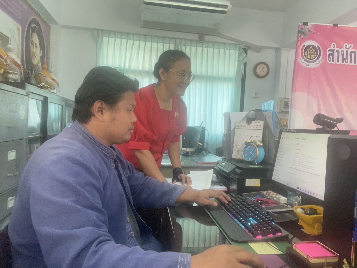 …พช.นครนายก ดำเนินการสำรวจข้อมูลเครื่องคอมพิวเตอร์และข้อมูลตรวจสอบสิทธิ์ผู้ใช้งานอินเทอร์เน็ต ประจำปี พ.ศ. 2567 อำเภอปากพลี