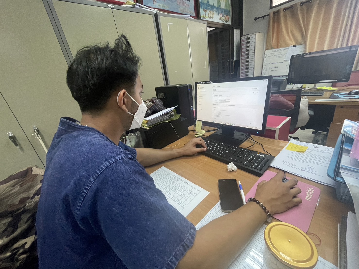 …พช.นครนายก ดำเนินการสำรวจข้อมูลเครื่องคอมพิวเตอร์และข้อมูลตรวจสอบสิทธิ์ผู้ใช้งานอินเทอร์เน็ต ประจำปี พ.ศ. 2567 อำเภอองครักษ์