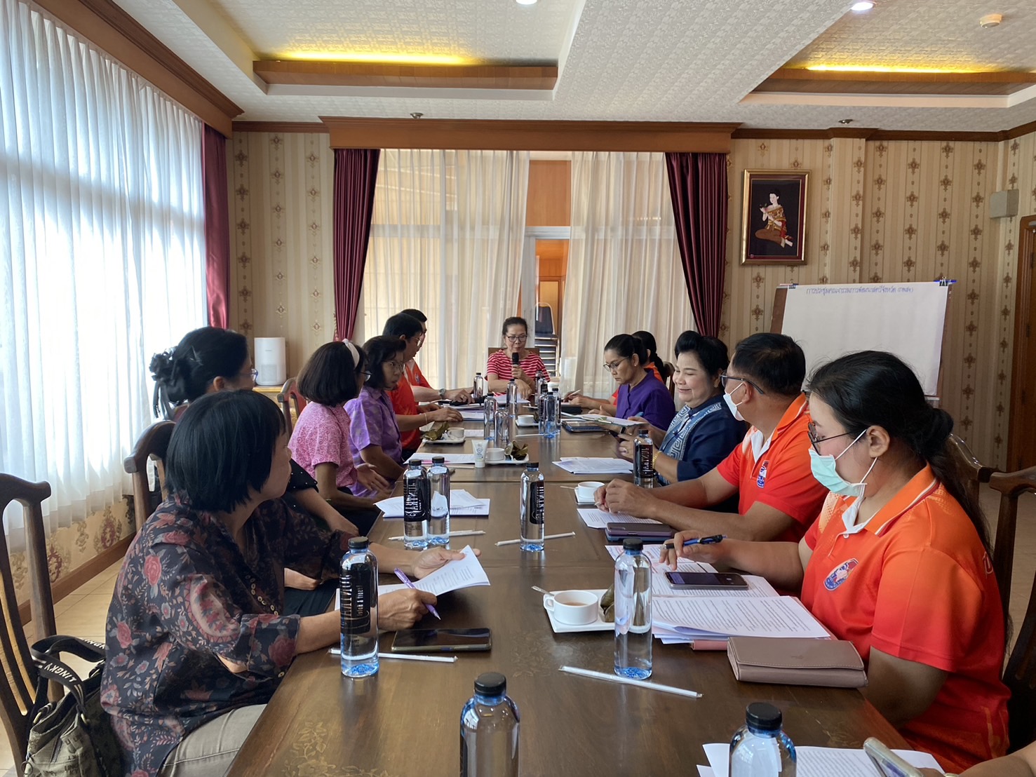 …พช.นครนายก ประชุมคณะกรรมการพัฒนาสตรีจังหวัดนครนายก (กพสจ.) ครั้งที่ 1 /2567 เพื่อเตรียมความพร้อมการจัดงานวันสตรีสากล ประจำปี 2567