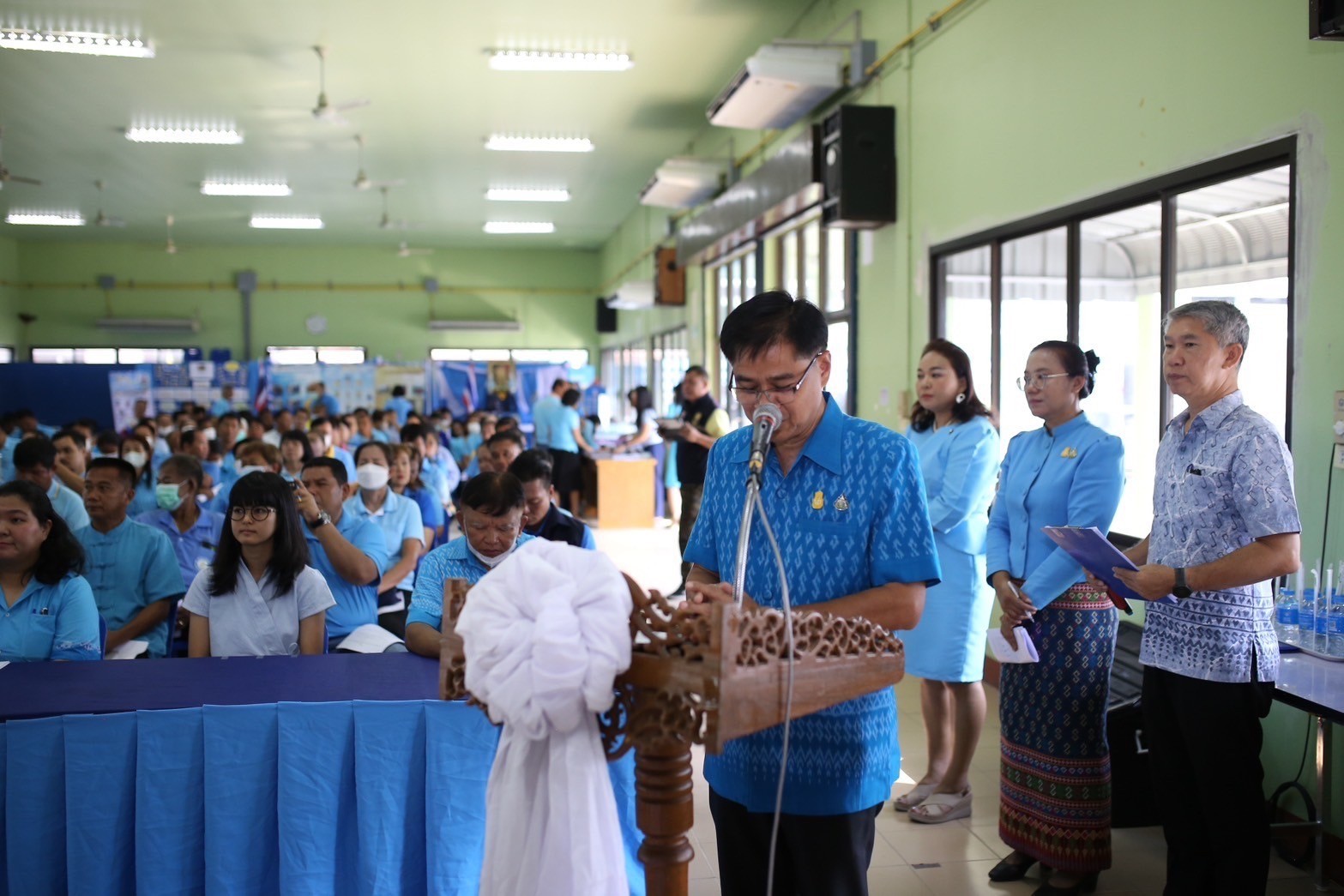 …พช.นครนายก จัดกิจกรรม Kick off หมู่บ้านป้องกันและแก้ไขปัญหายาเสพติด โดยกองทุนแม่ของแผ่นดิน ตามนโยบายกระทรวงมหาดไทย”