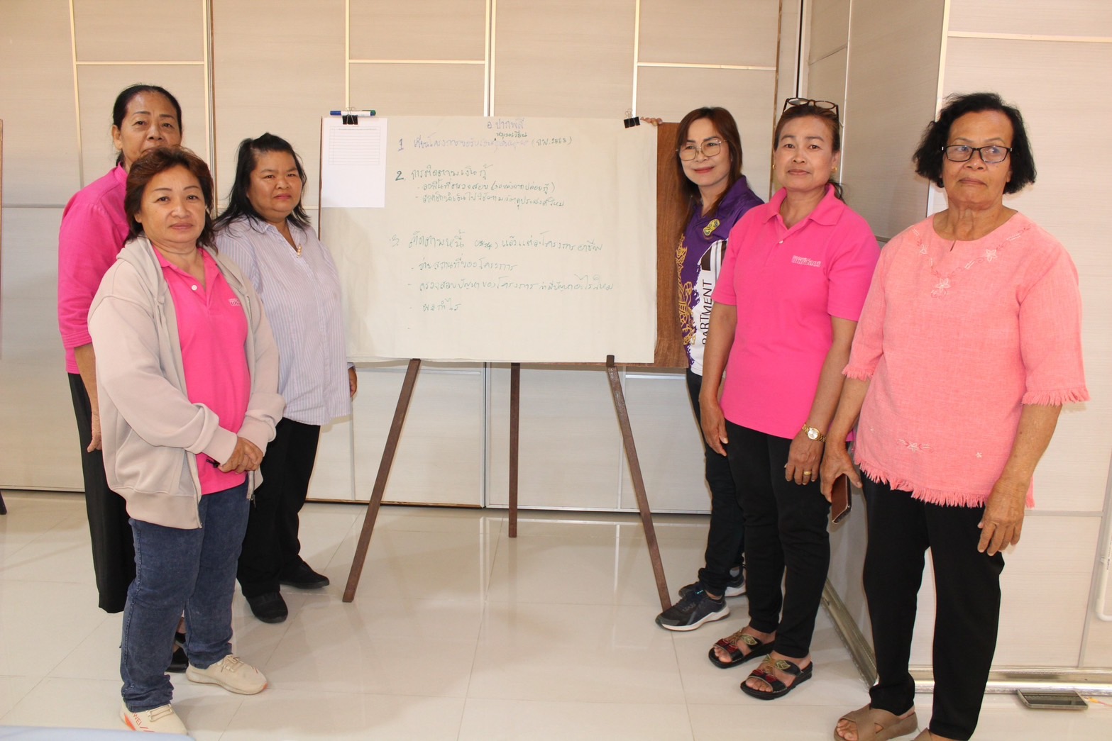 …พช.นครนายก ดำเนินโครงการเพิ่มประสิทธิภาพการปฏิบัติงานกองทุนพัฒนาบทบาทสตรีแก่กลไกการขับเคลื่อนกองทุนพัฒนาบทบาทสตรีระดับจังหวัด