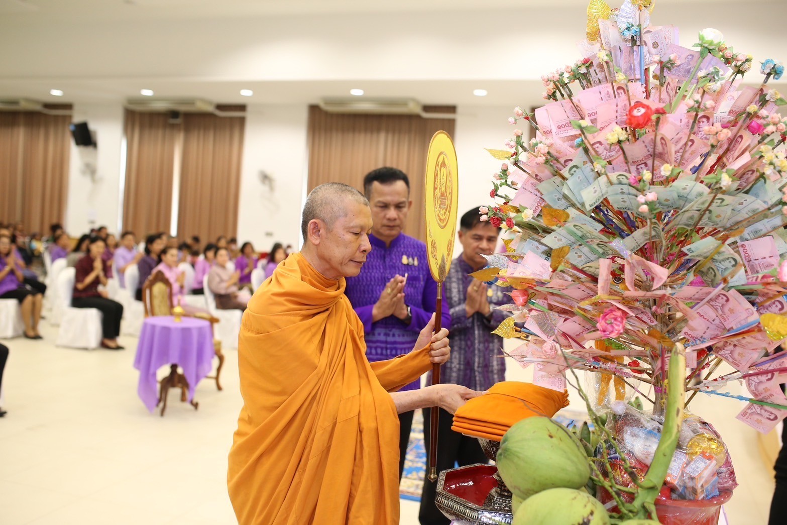 …จังหวัดนครนายก จัดกิจกรรมทอดผ้าป่าสมทบกองทุนพัฒนาเด็กชนบท ในพระราชูปถัมภ์สมเด็จพระเทพรัตนราชสุดา ฯ สยามบรมราชกุมารี ประจำปี 2567