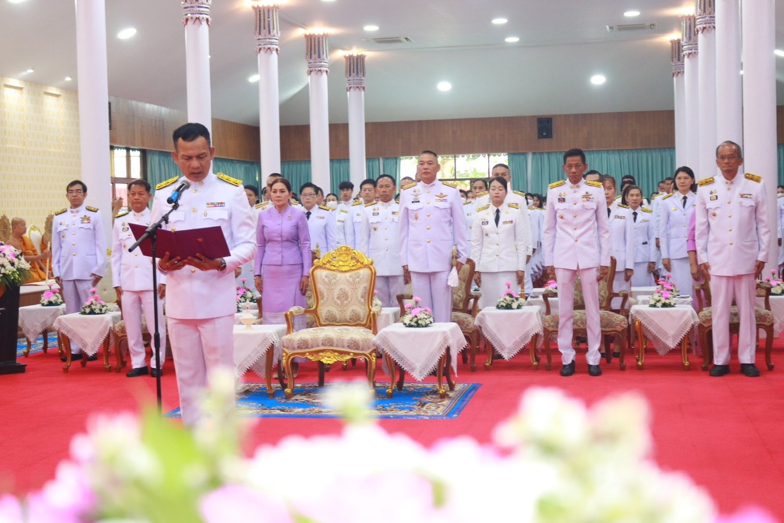 …พช.นครนายก ร่วมพิธีพระพุทธมนต์และทำบุญตักบาตรเพื่อถวายเป็นพระราชกุศลแด่ สมเด็จพระกนิษฐาธิราชเจ้า กรมสมเด็จพระเทพรัตนราชสุดาฯ สยามบรมราชกุมารี เนื่องในโอกาสวันคล้ายวันพระราชสมภพ 2 เมษายน 2567 จังหวัดนครนายก