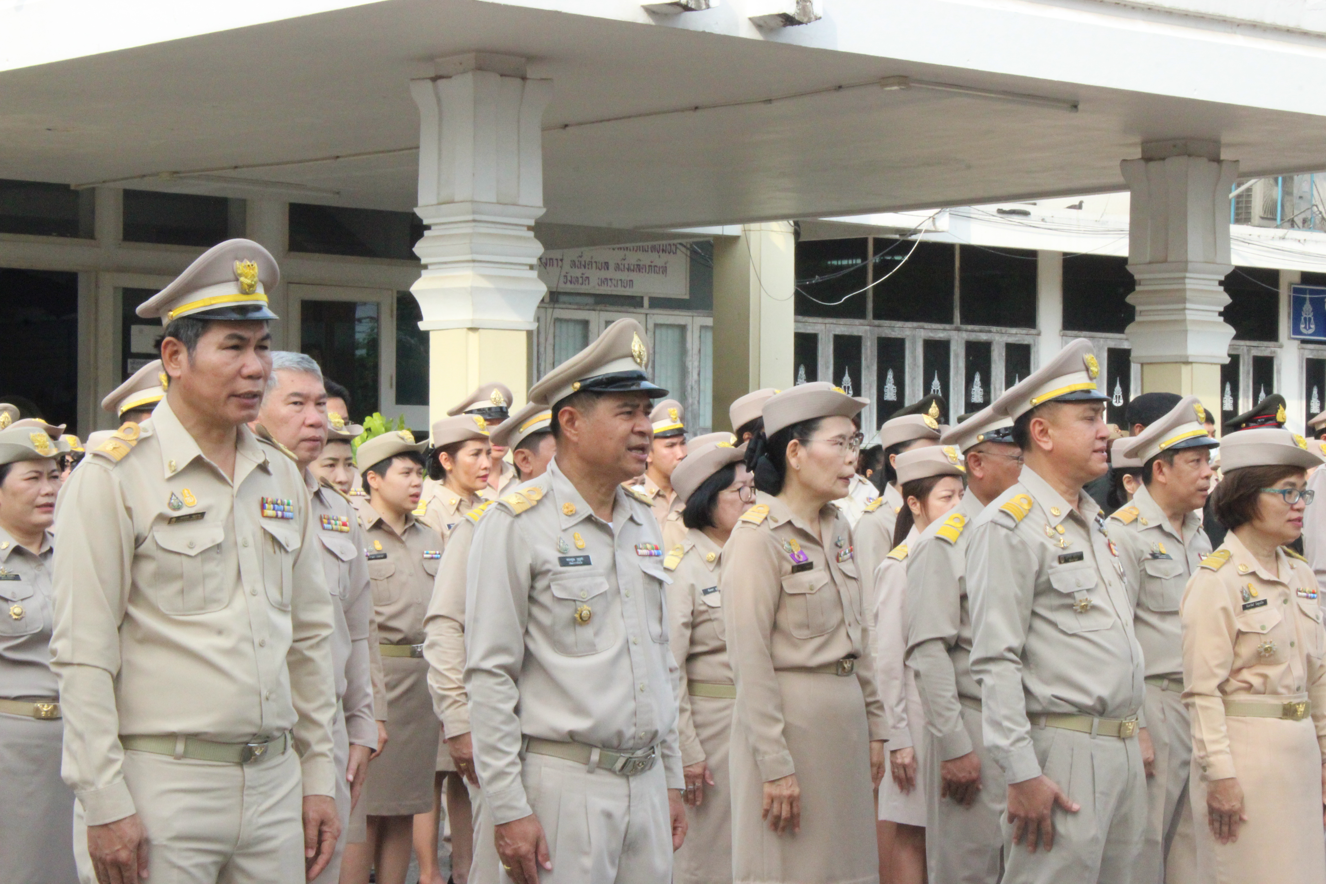 …พช.นครนายก เข้าร่วมกิจกรรมเคารพธงชาติ และร้องเพลงชาติ ประจำเดือนเมษายน 2567 จังหวัดนครนายก