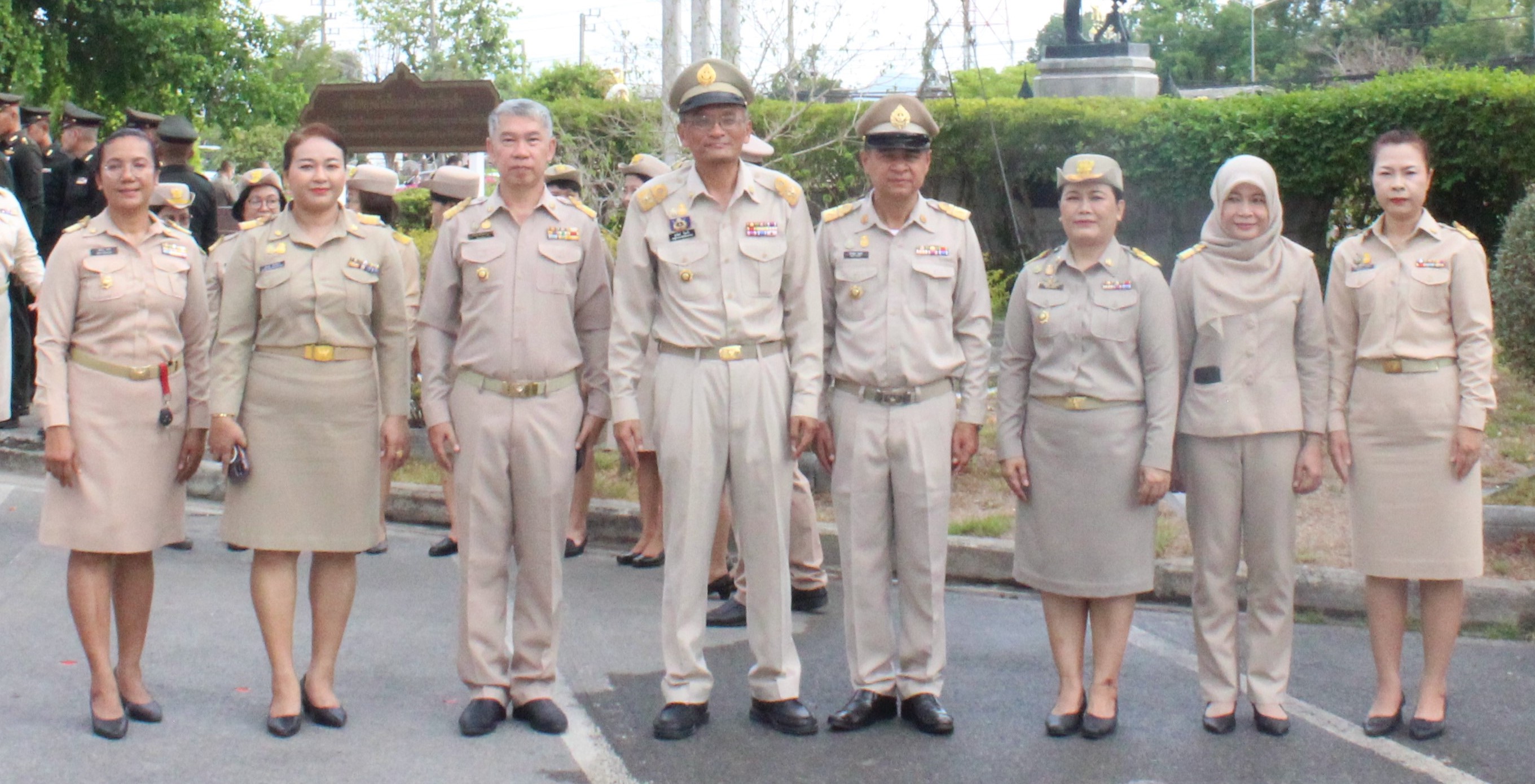 …พช.นครนายก เข้าร่วมกิจกรรมเคารพธงชาติ และร้องเพลงชาติ ประจำเดือนเมษายน 2567 จังหวัดนครนายก