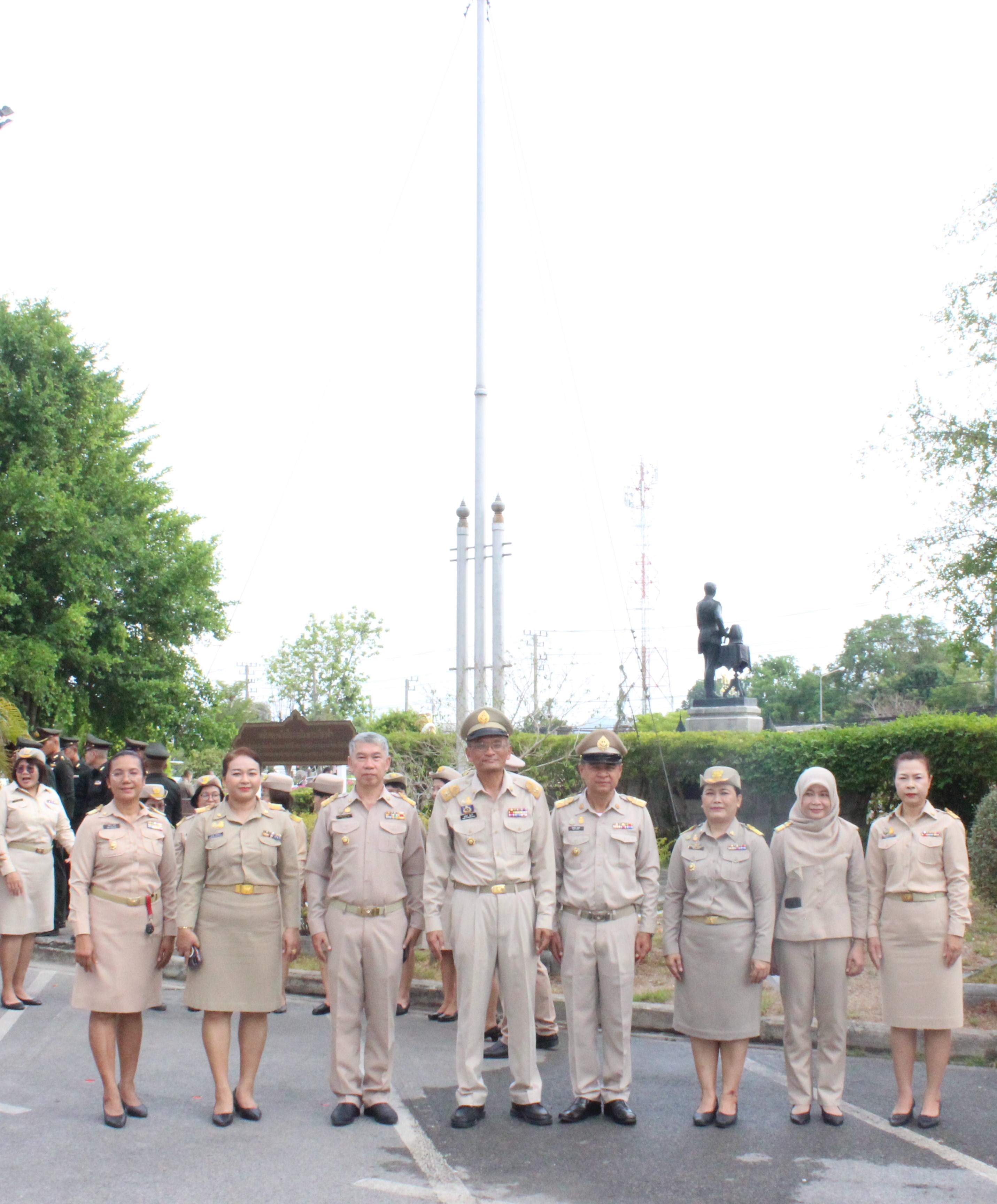 …พช.นครนายก เข้าร่วมกิจกรรมเคารพธงชาติ และร้องเพลงชาติ ประจำเดือนเมษายน 2567 จังหวัดนครนายก