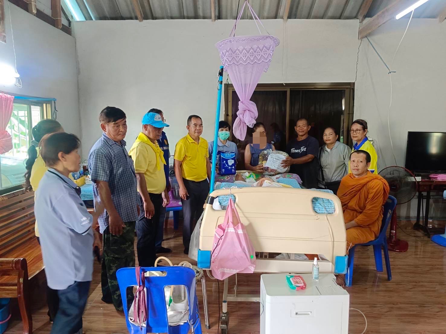 อำเภอปากพลีดำเนินการให้ความช่วยเหลือครัวเรือนเป้าหมาย TPMAP ในพื้นที่หมู่ที่ 5 และหมู่ที่ 6 ตำบลนาหินลาด อำเภอปากพลี จังหวัดนครนายก