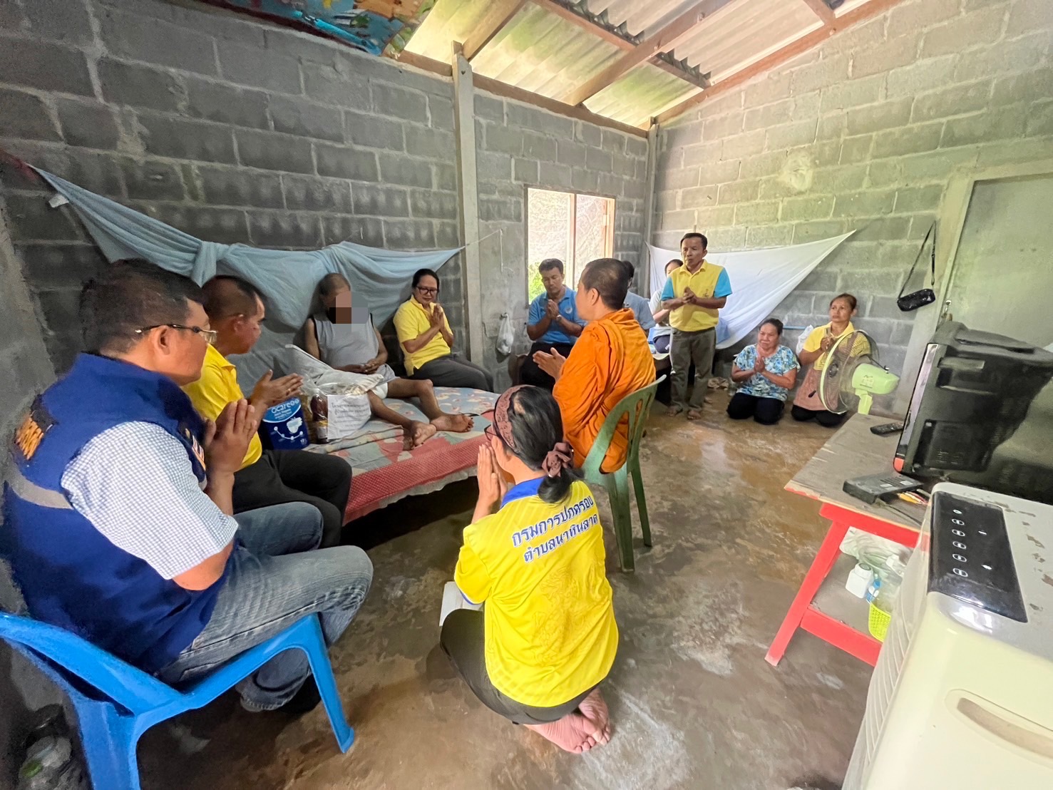 อำเภอปากพลีดำเนินการให้ความช่วยเหลือครัวเรือนเป้าหมาย TPMAP  ในพื้นที่หมู่ที่ 2 ตำบลนาหินลาด อำเภอปากพลี จังหวัดนครนายก