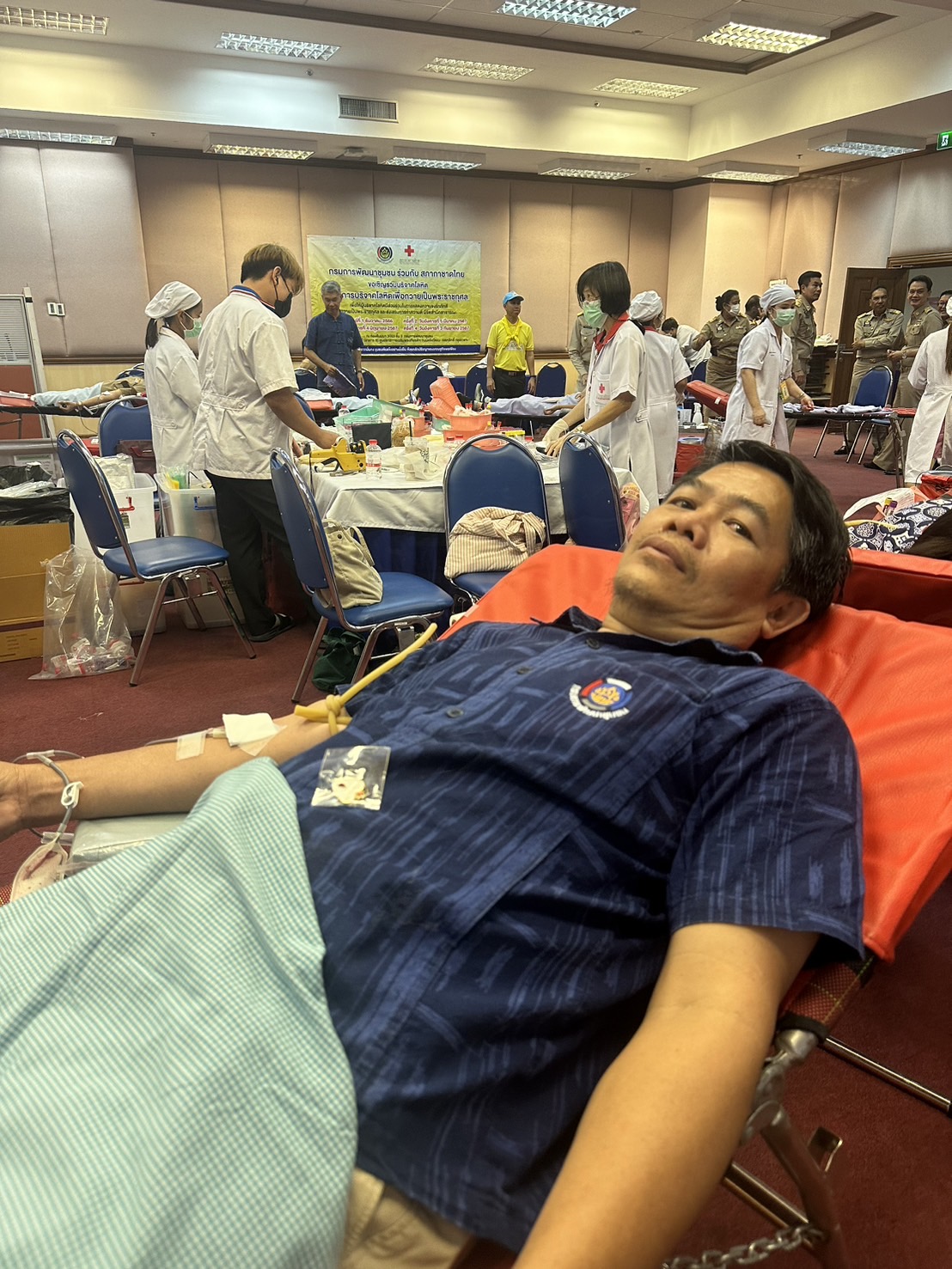 ข่าวพช นครนายก เมืองขุนด่าน : โครงการบริจาคโลหิตเพื่อถวายเป็นพระราชกุศล ประจำปี 2567 ครั้งที่ 3