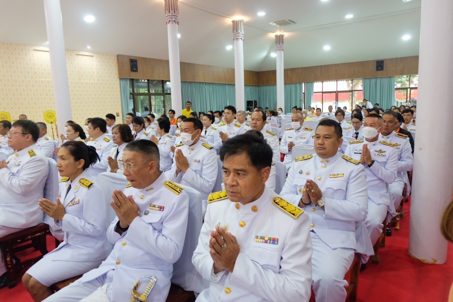 …พช.นครนายก ร่วมพิธีเจริญพระพุทธมนต์และทำบุญตักบาตรเพื่อถวายเป็นพระราชกุศลแด่สมเด็จพระเจ้าน้องนางเธอเจ้าฟ้าจุฬาภรณวลัยลักษณ์ อัครราชกุมารี กรมพระศรีสวางควัฒน วรขัตติยราชนารี เนื่องในโอกาสวันคล้ายวันประสูติ 4 กรกฎาคม 2567